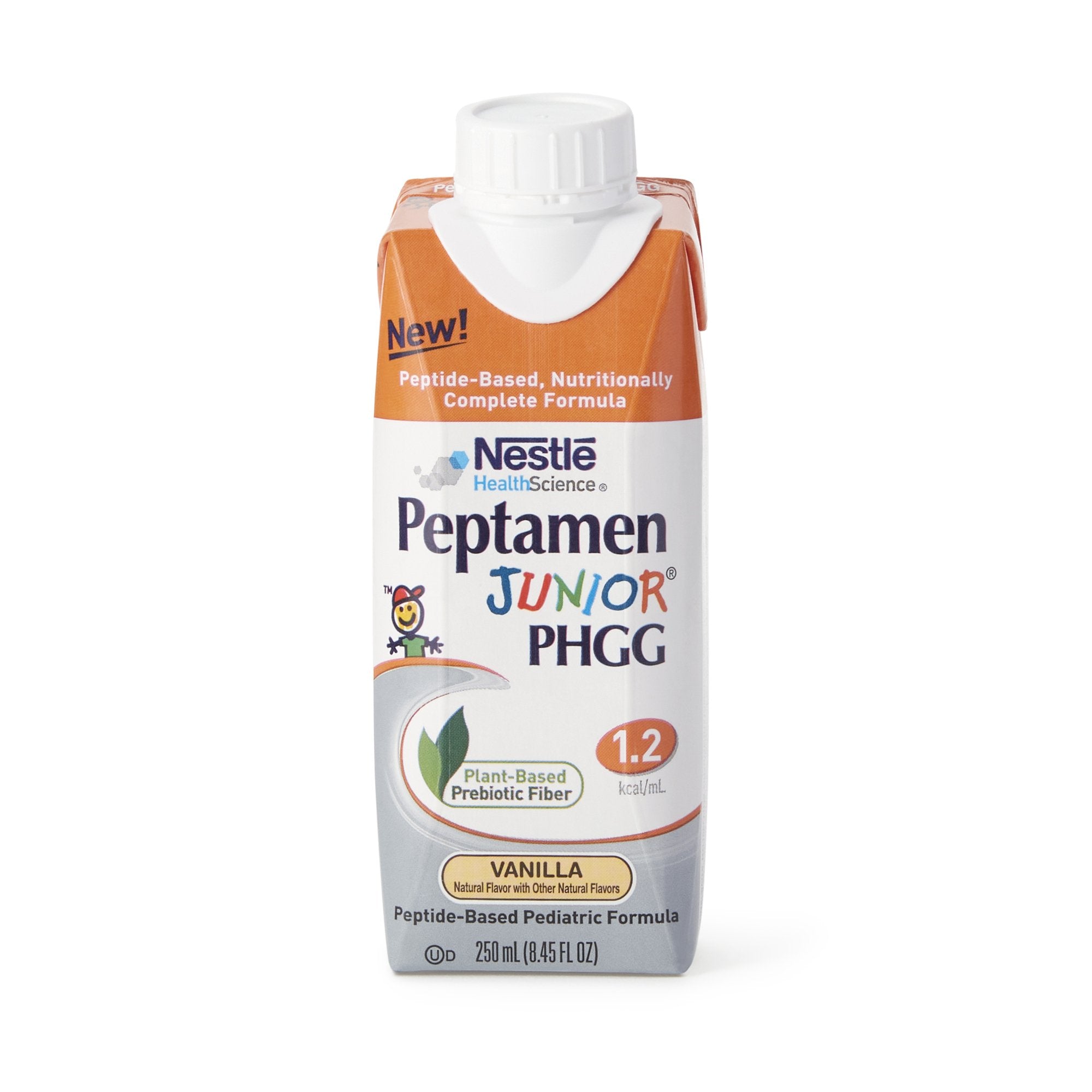 Peptamen Junior® PHGG Vanilla Pediatric Oral Supplement / Tube Feeding Formula, 8.45 oz. Carton (1 Unit)