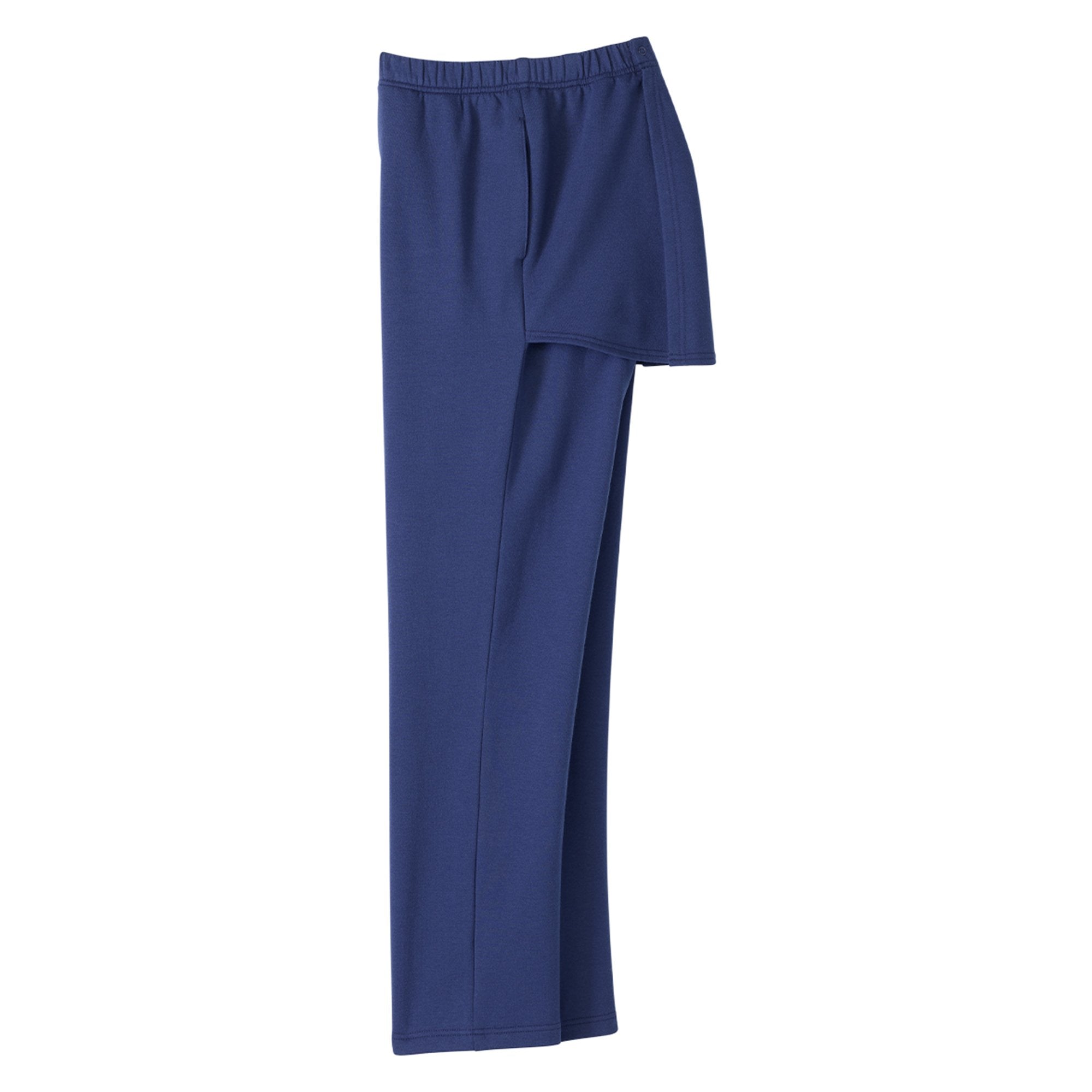 Silverts® Men's Open Back Fleece Pant, Navy Blue, Medium (1 Unit)