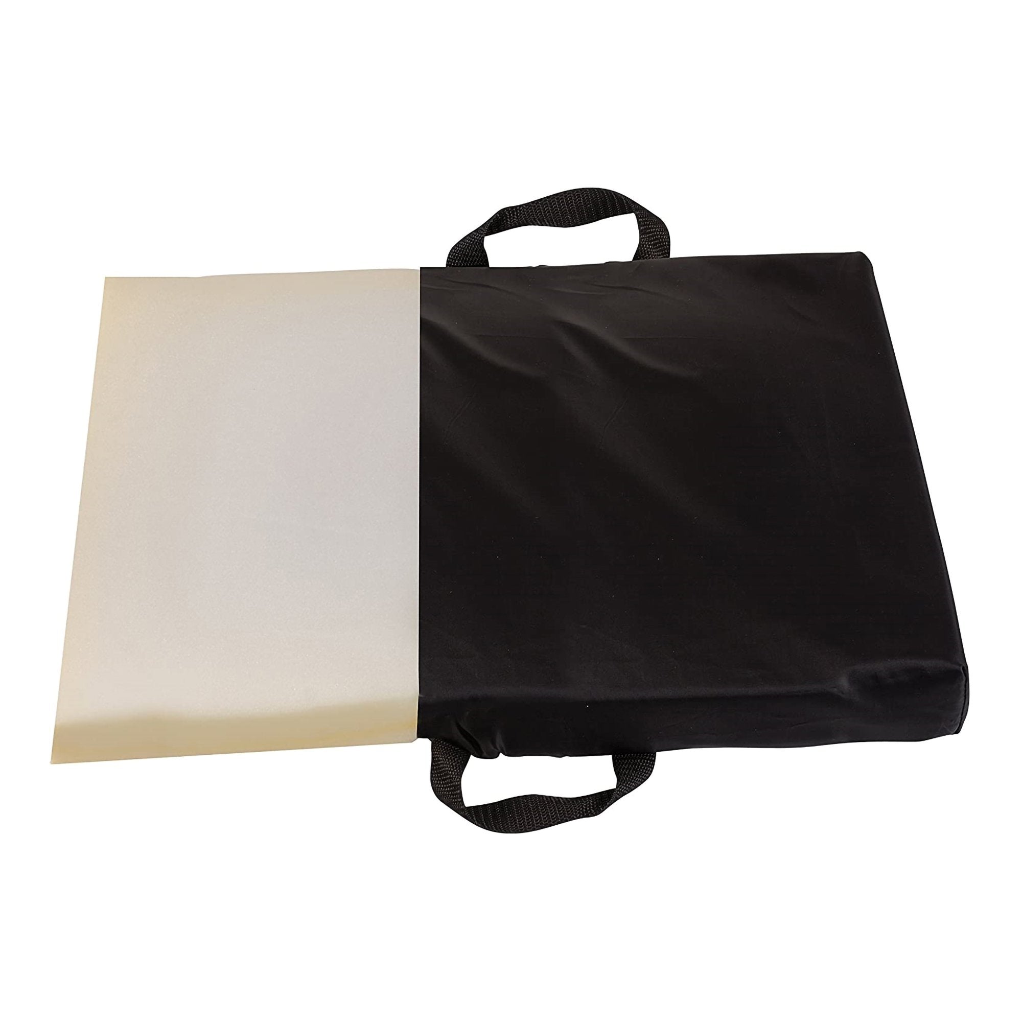 Mabis® Wheelchair Seat Cusion, Black, 16 D x 20 W x 2 H in. (1 Unit)