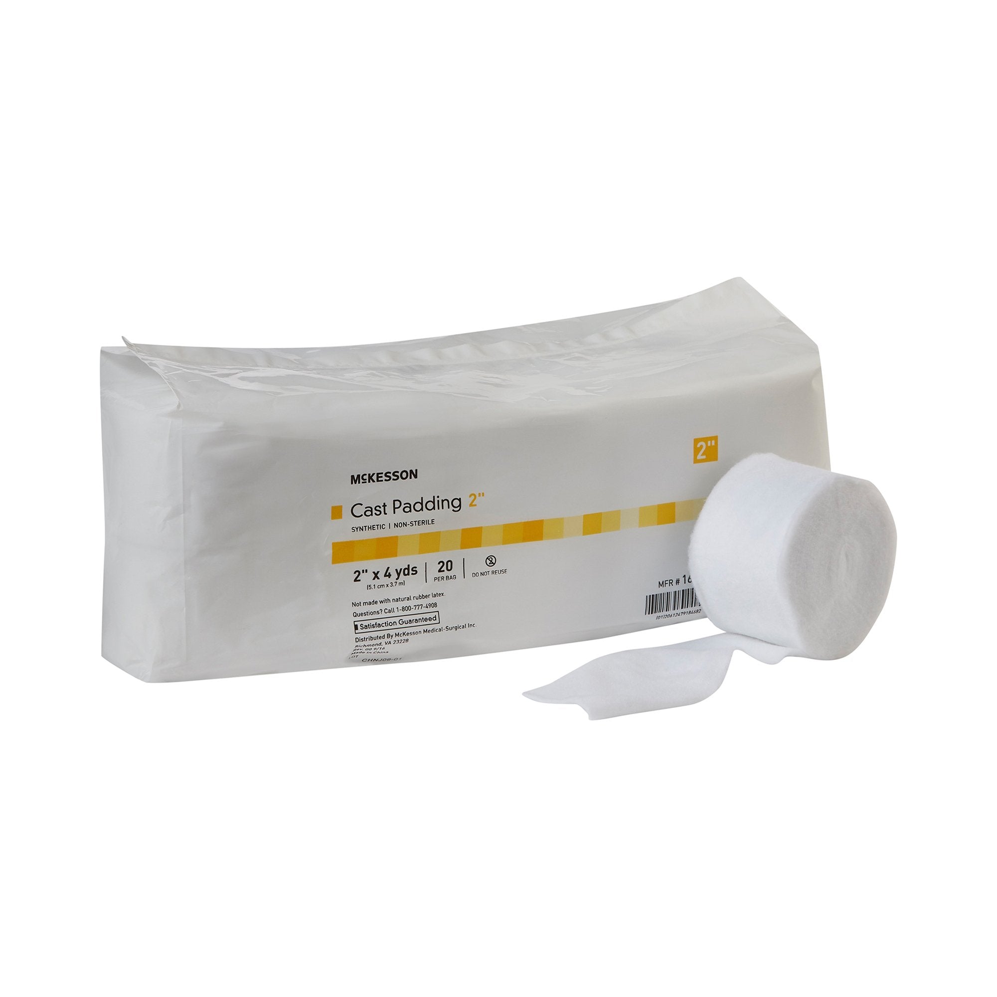 McKesson White Polyester Cast Padding, 2 Inch x 4 Yard (20 Units)