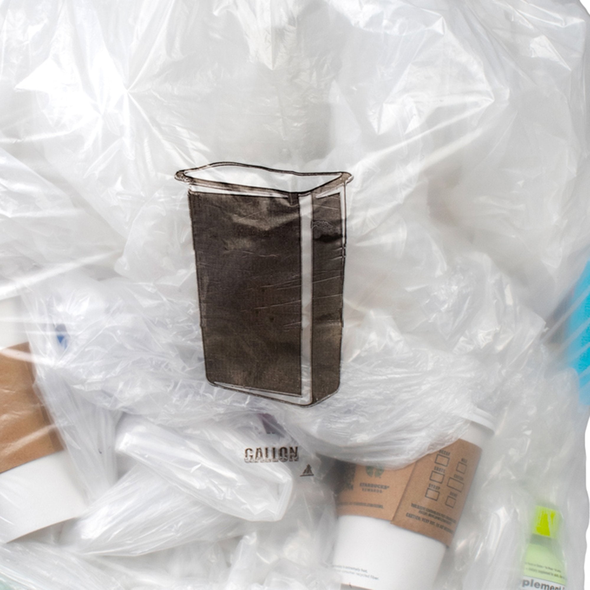 Colonial Bag Extra Heavy Duty Trash Bag, Clear, 45 gal. (250 Units)