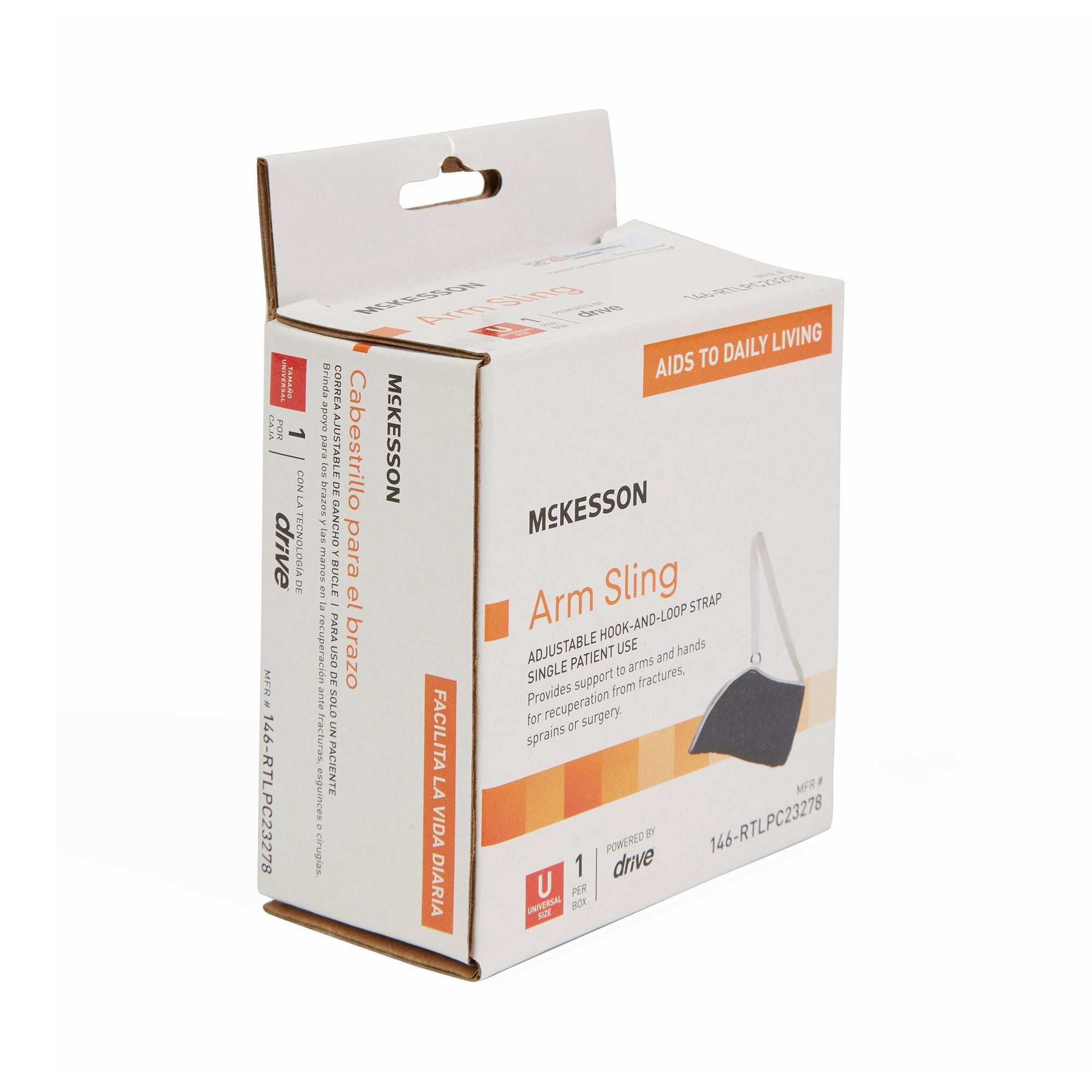 McKesson Universal Blue Cotton / Polyester Arm Sling, One Size Fits Most (6 Units)