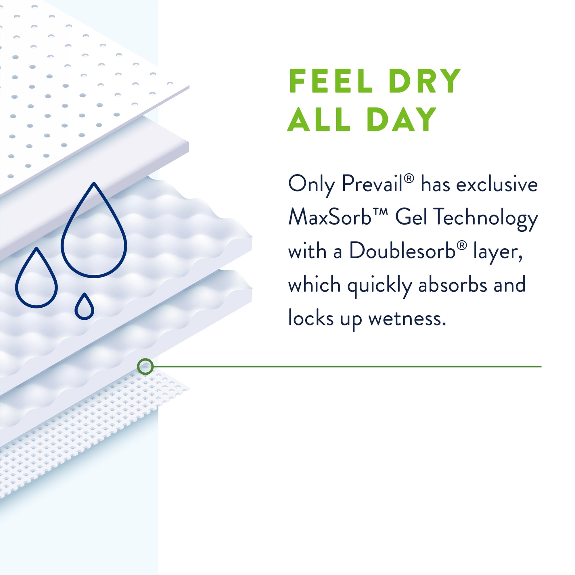 Prevail® Per-Fit 360° Daily Briefs, Max Plus Absorbency, Size 3 - 15 Pack