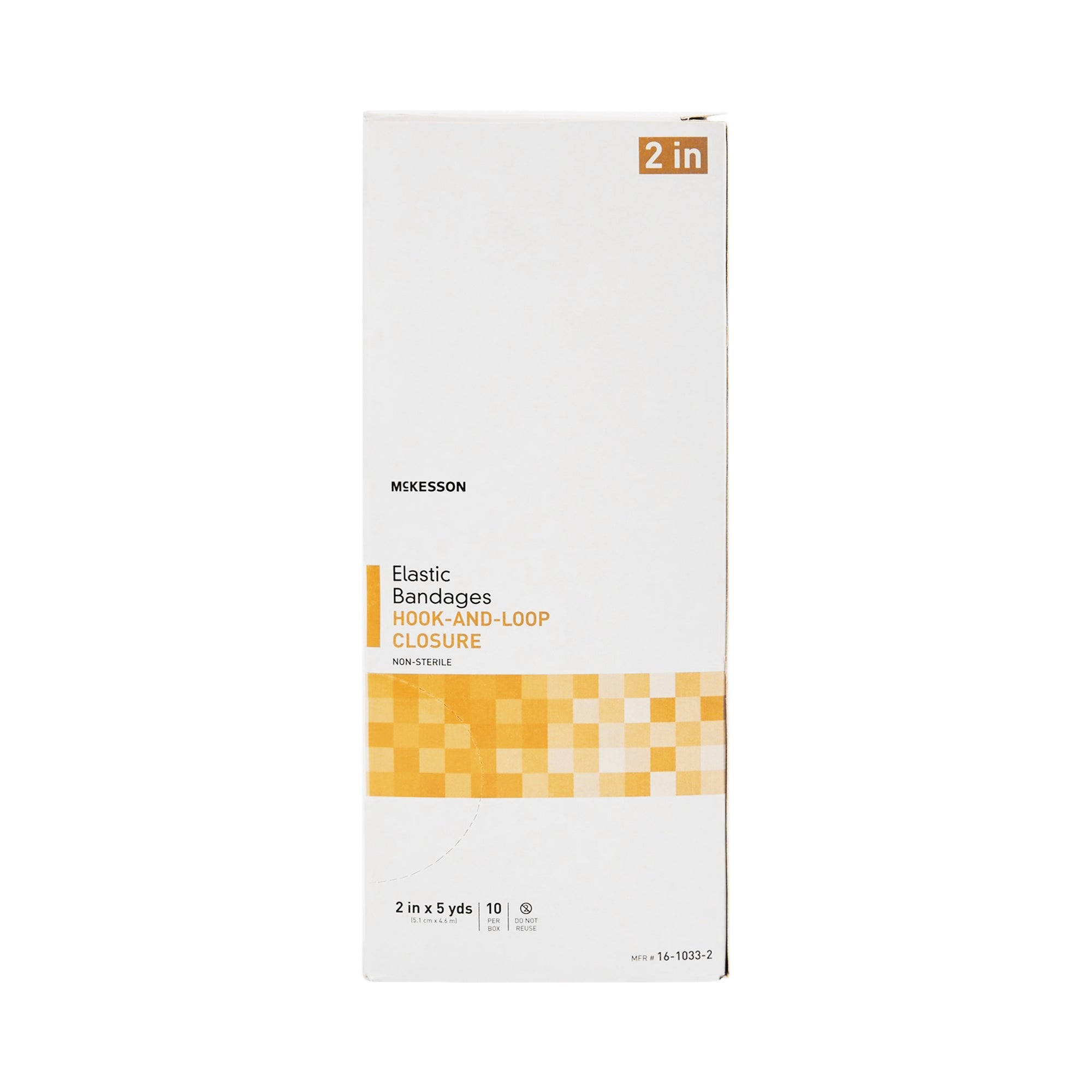 McKesson Elastic Bandage 2"x5yd with Hook and Loop Closure - 10 Pack