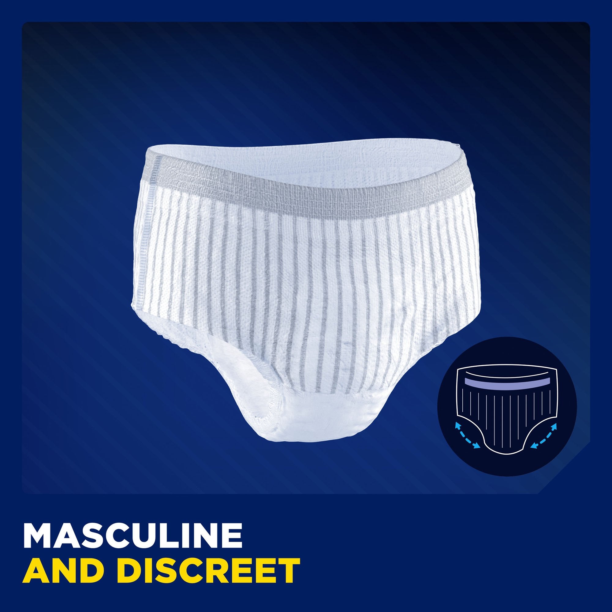 Tena Men Super Plus Absorbent Underwear Small/Medium - 16 Pack