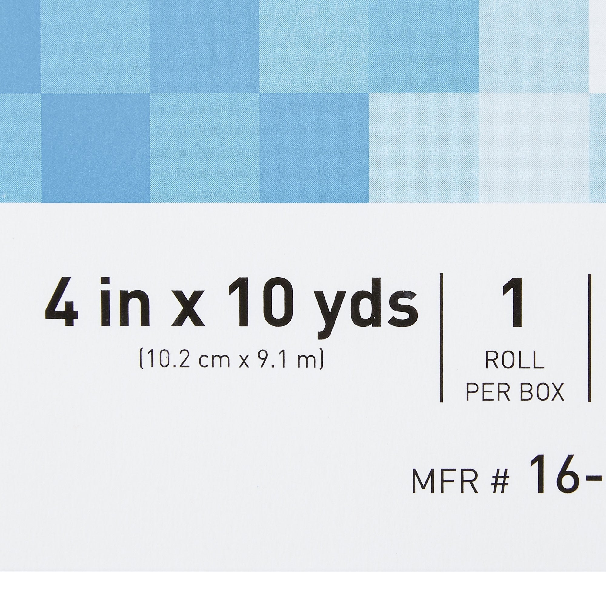 McKesson Nonwoven Fabric / Printed Release Paper Dressing Retention Tape, 4 Inch x 10 Yard, White (1 Unit)