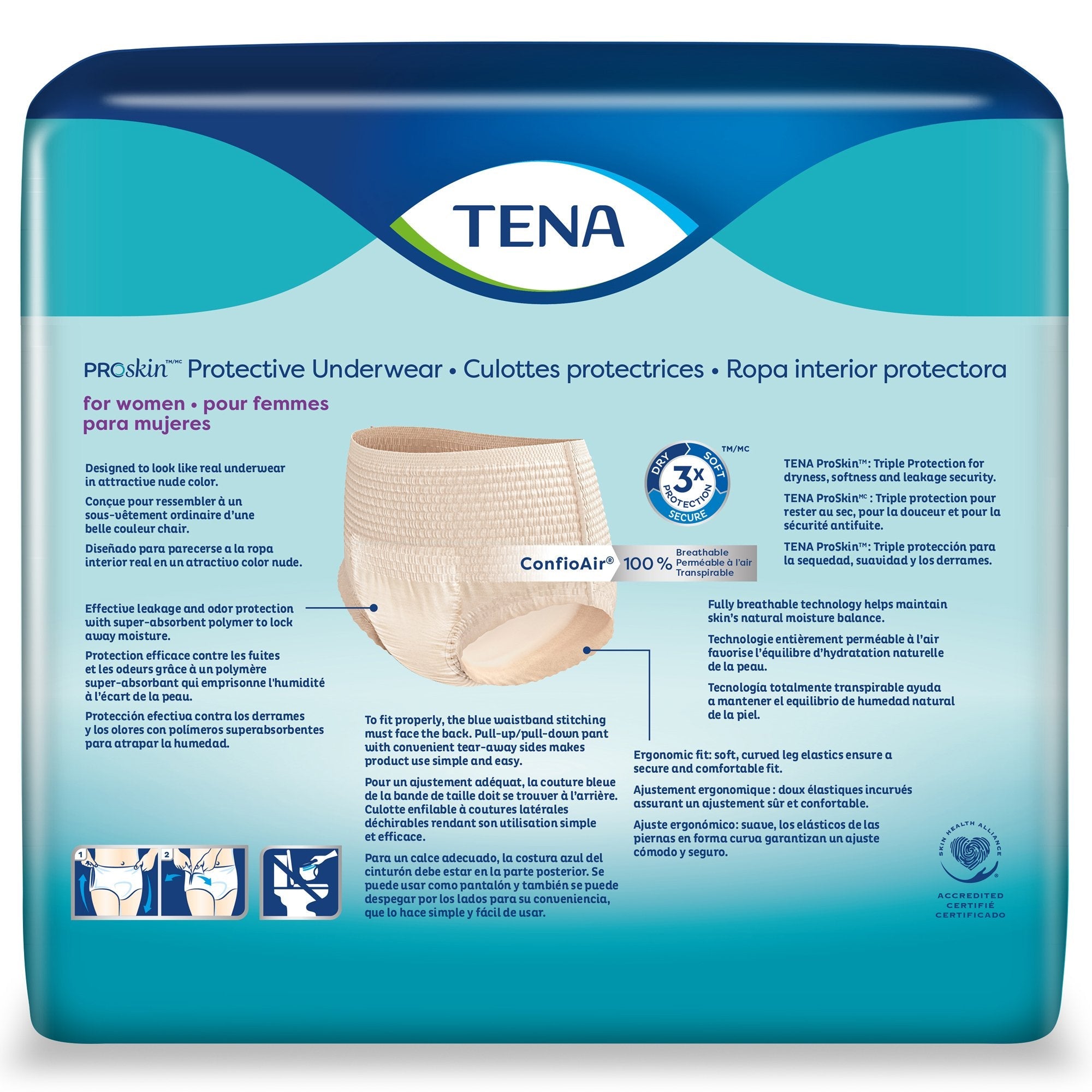 Tena® ProSkin™ Maximum Absorbent Underwear, Small / Medium (20 Units)
