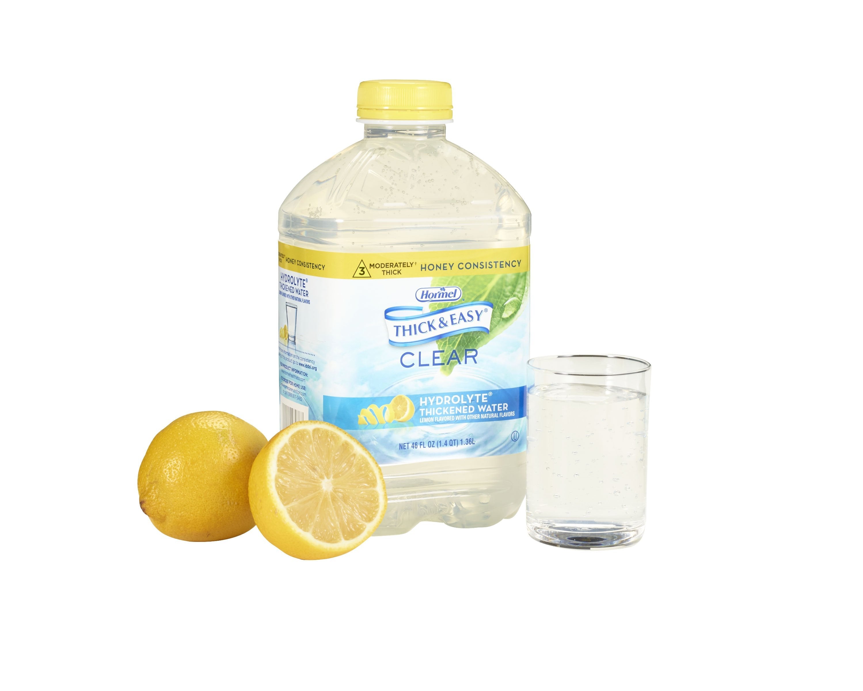 Thick & Easy® Hydrolyte® Lemon Flavored Thickened Water, 46 oz Bottle
