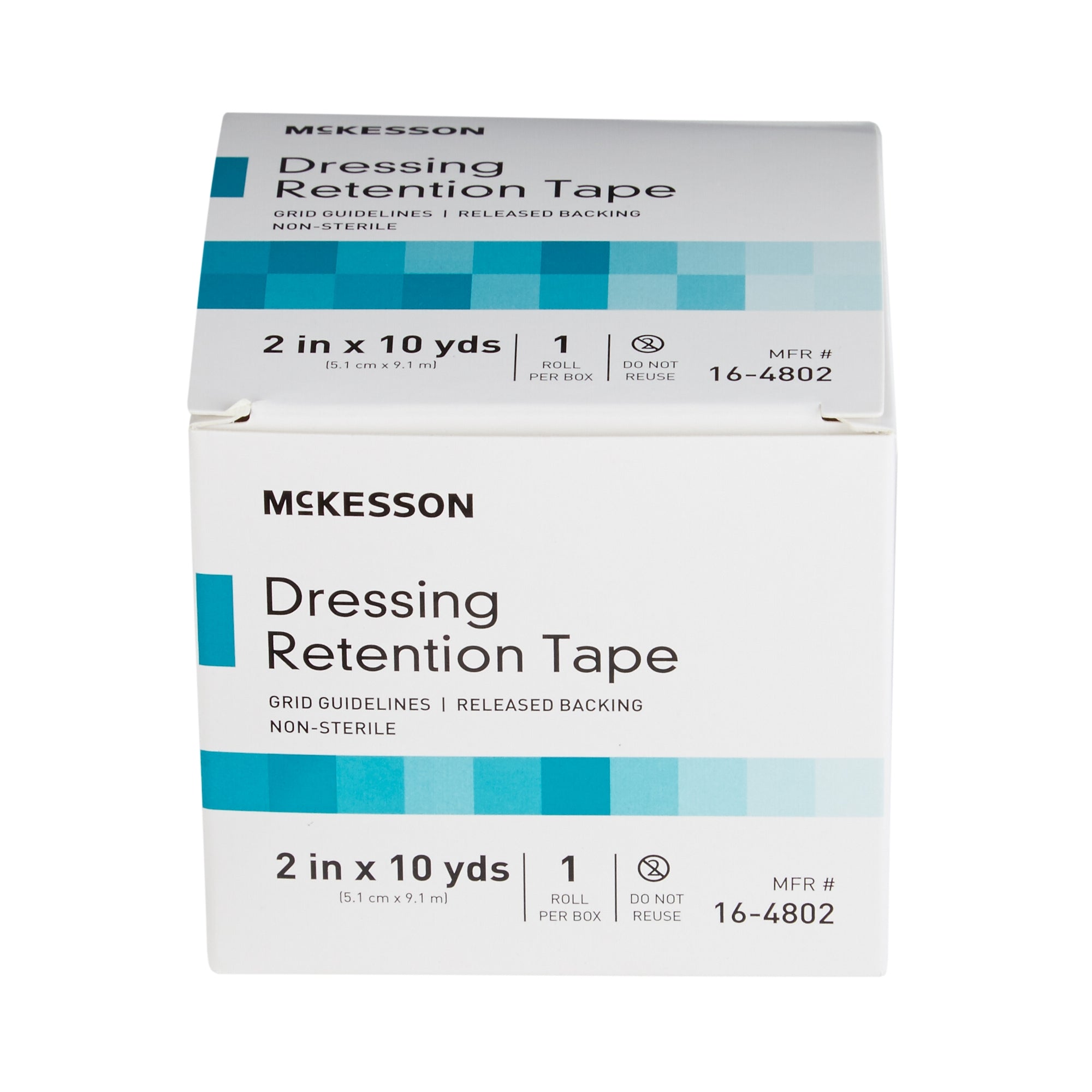 McKesson Nonwoven 2"x10yd Dressing Retention Tape, Water-Resistant, White