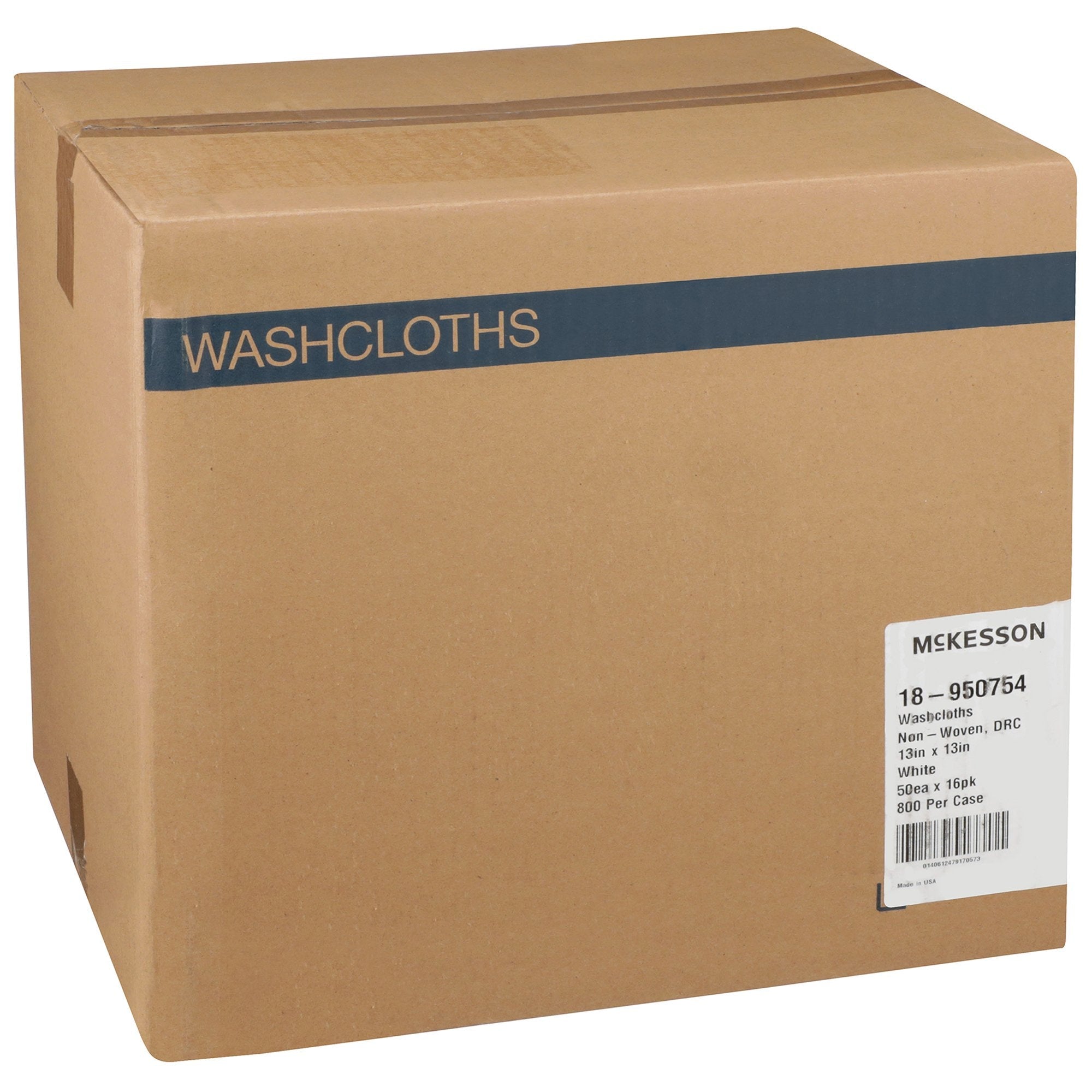McKesson Disposable Washcloth, 13 x 13 Inch (16 Units)