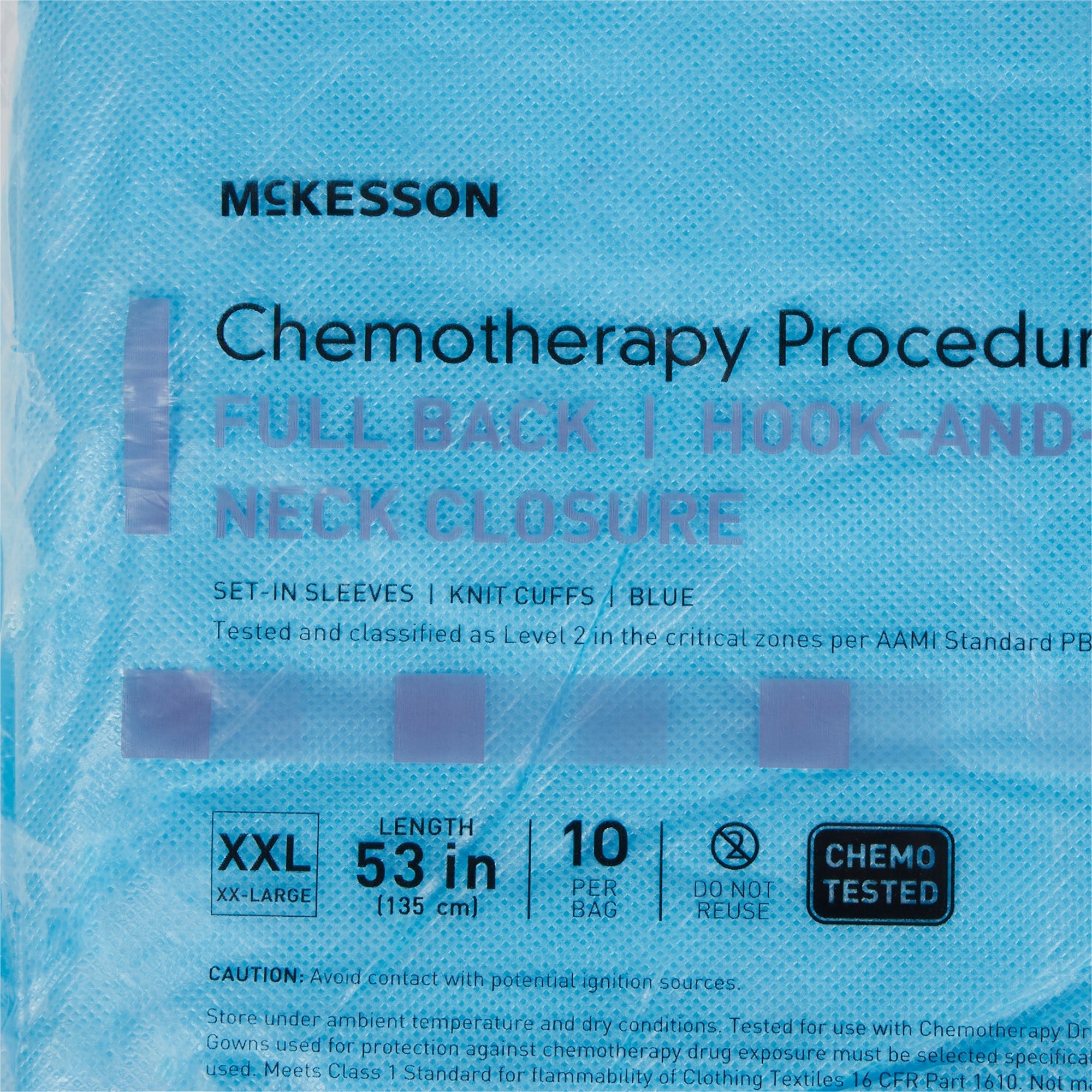 McKesson Chemotherapy Procedure Isolation Gown, 2X Large (10 Units)