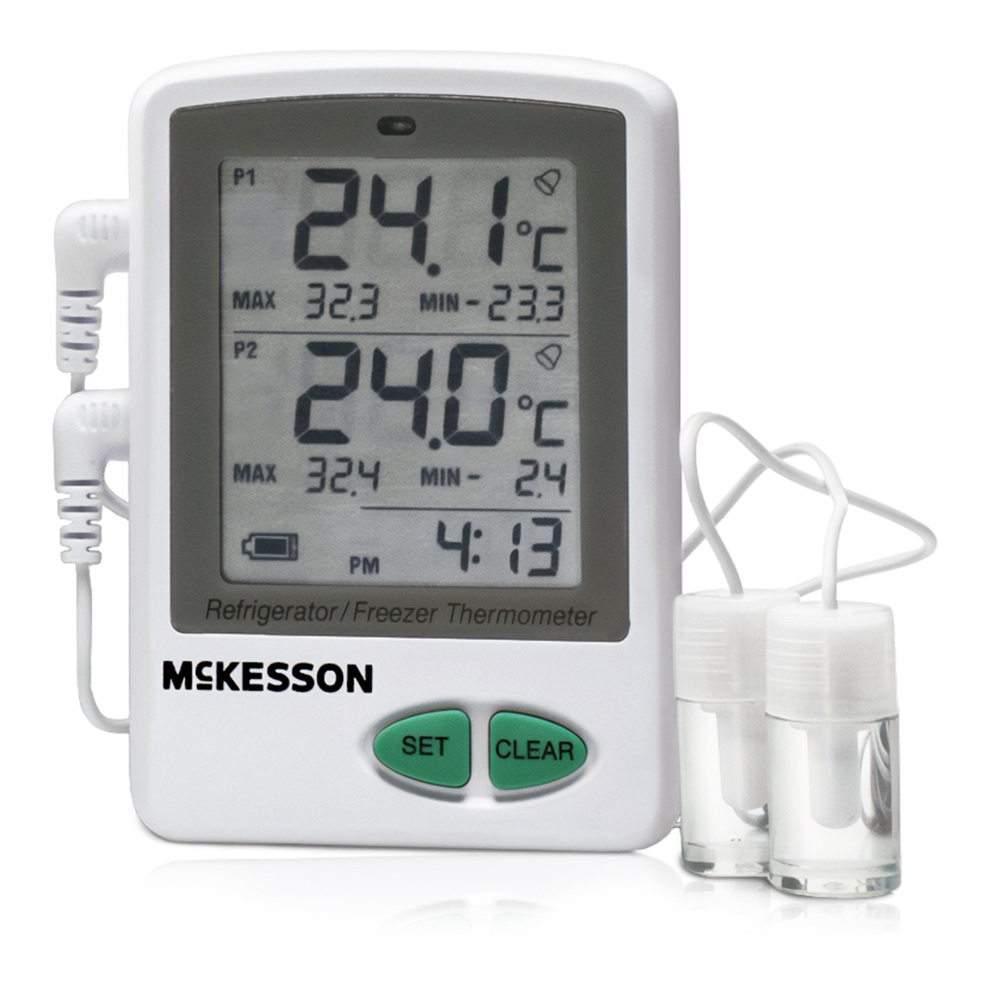 McKesson Datalogging Refrigerator / Freezer Thermometer, Digital Display (1 Unit)
