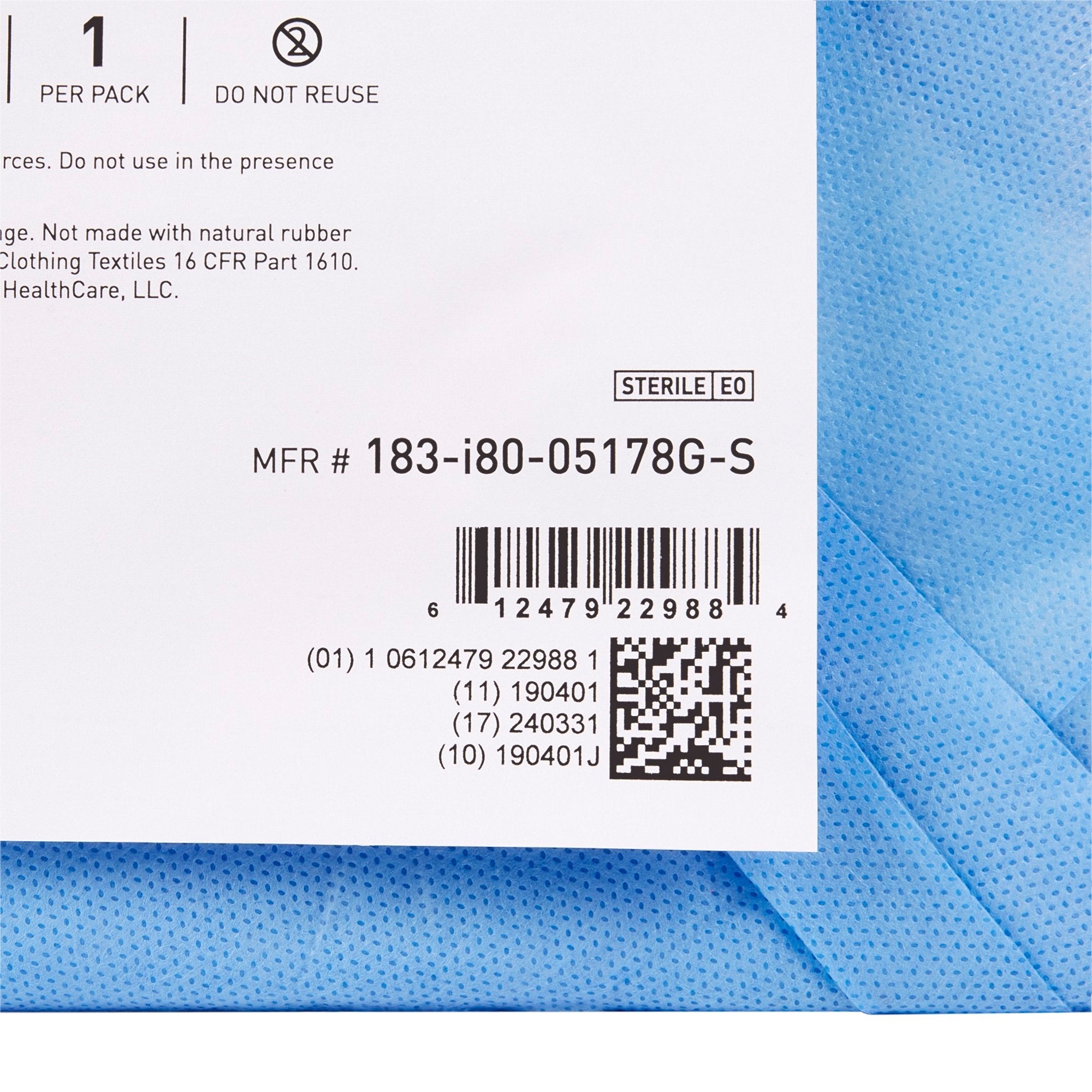 McKesson Sterile Minor Procedure Surgical Drape, 48 x 60 Inch (1 Unit)