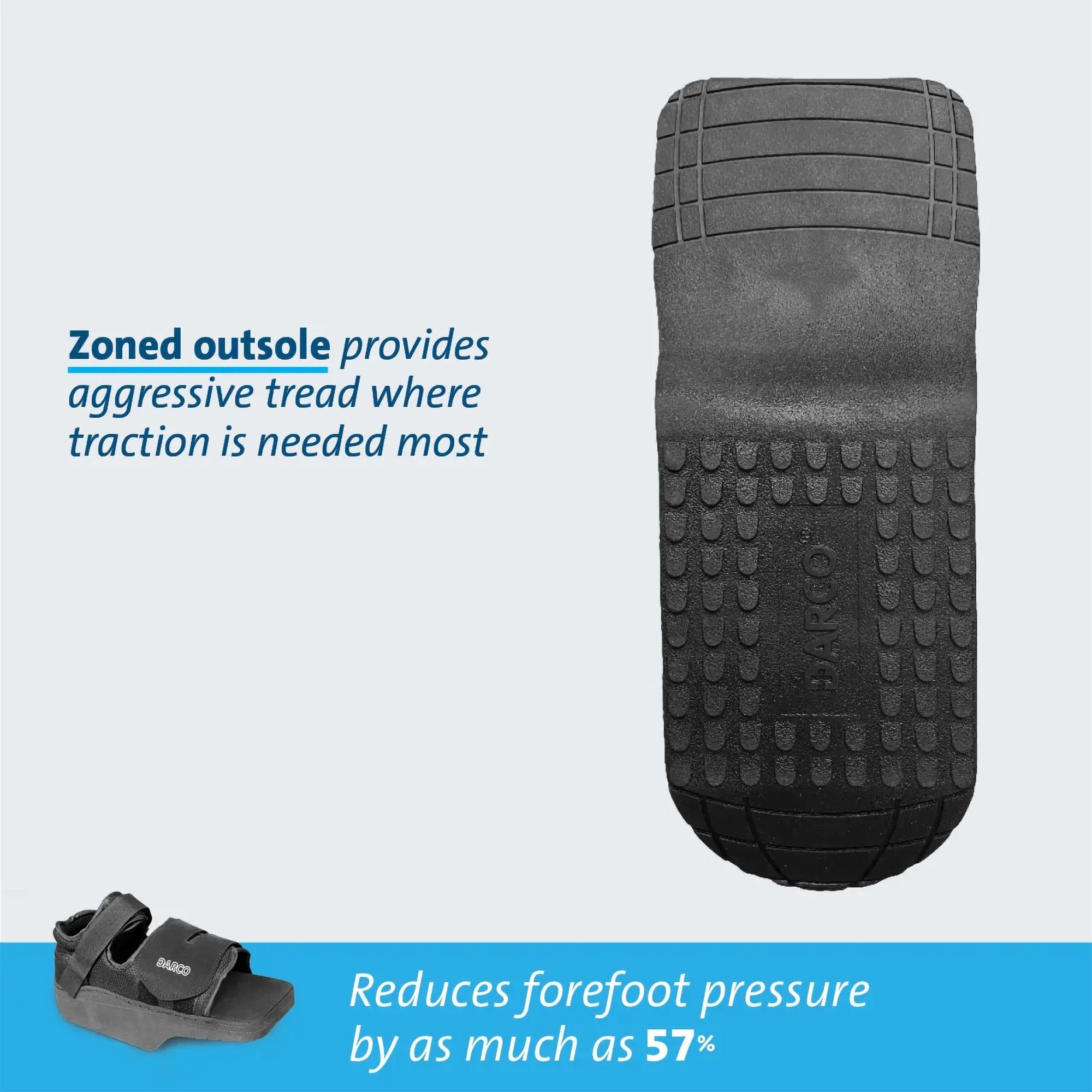 Darco® OrthoWedge™ Post-Op Shoe, X-Large (1 Unit)