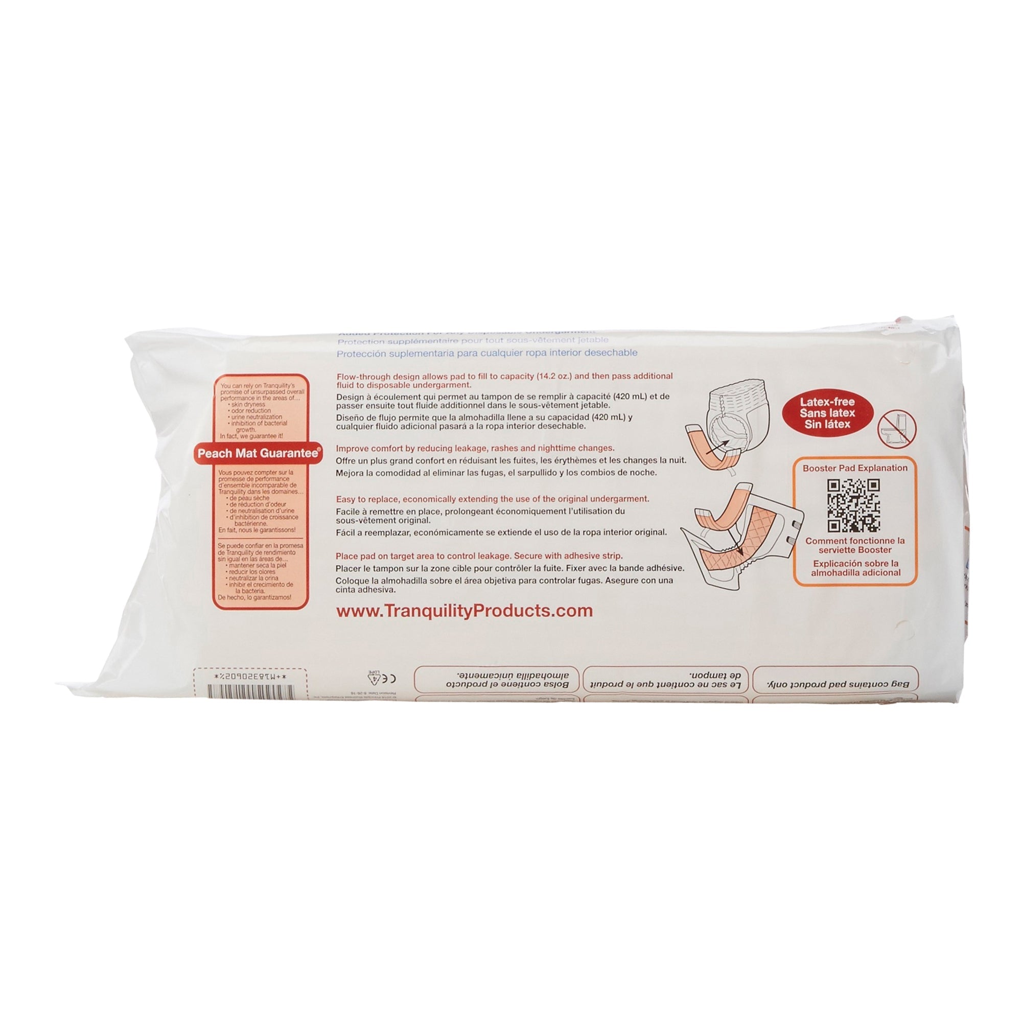 TopLiner™ Super Absorbent Incontinence Booster Pad, 4¼ x 15" - 25 Pack