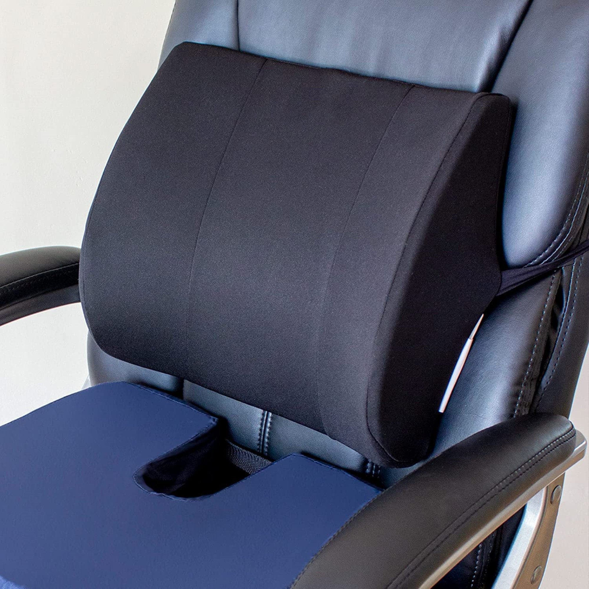 DMI® Lumbar Seat Cushion, Black, 14 x 13 x 3 in. (1 Unit)