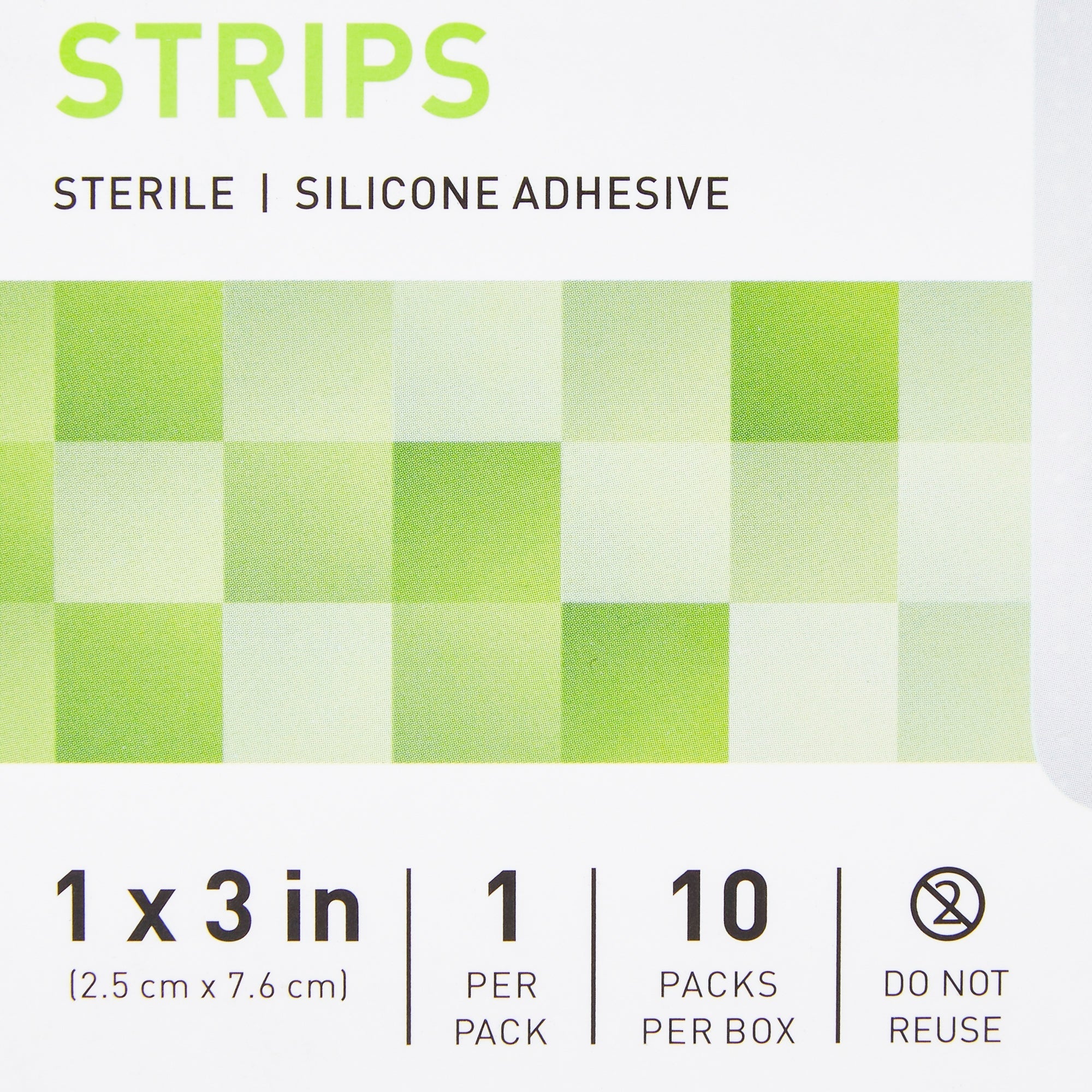 McKesson Sheer Adhesive Strip, 1 x 3 Inch (10 Units)