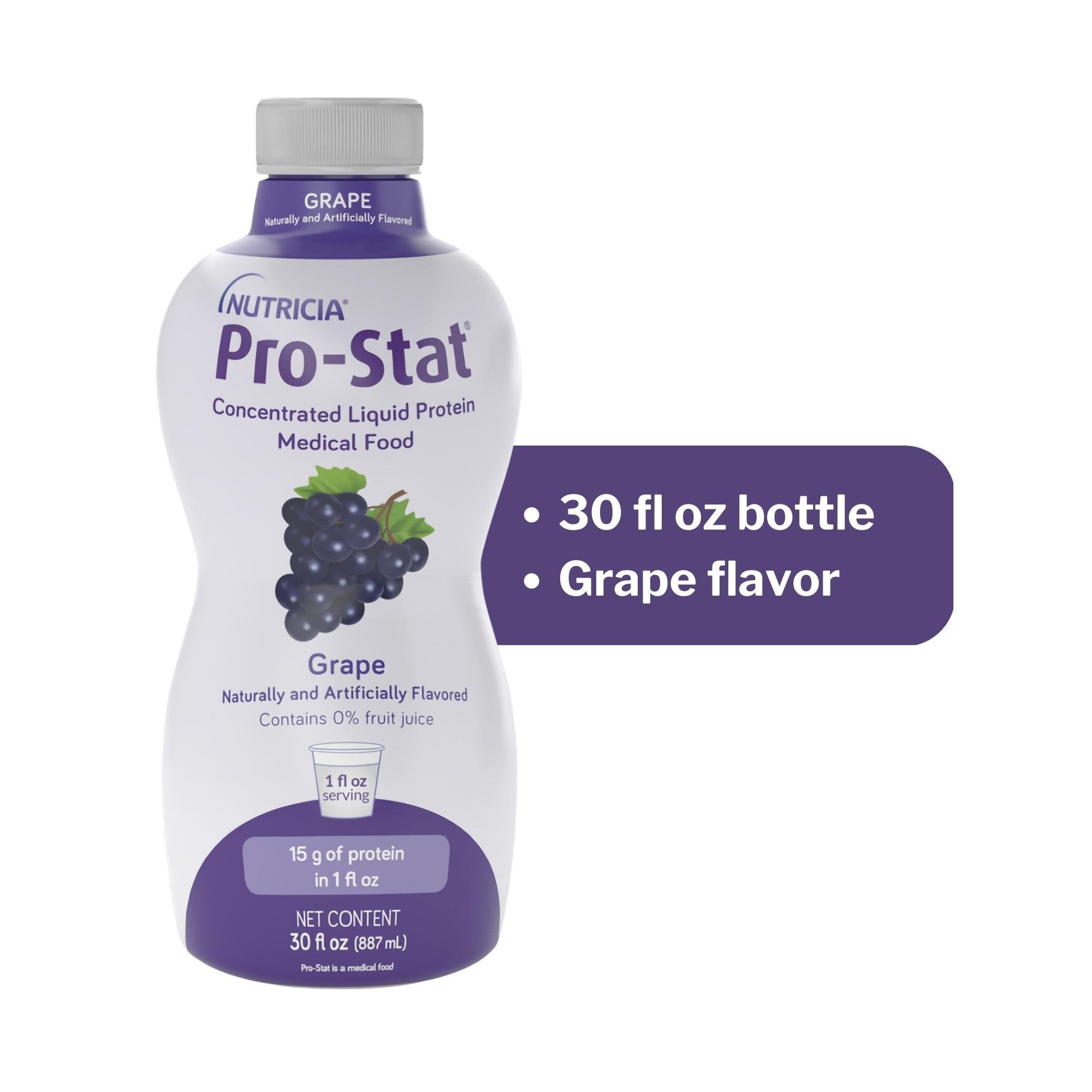Pro-Stat® Sugar-Free Grape Complete Liquid Protein, 30-ounce Bottle (1 Unit)