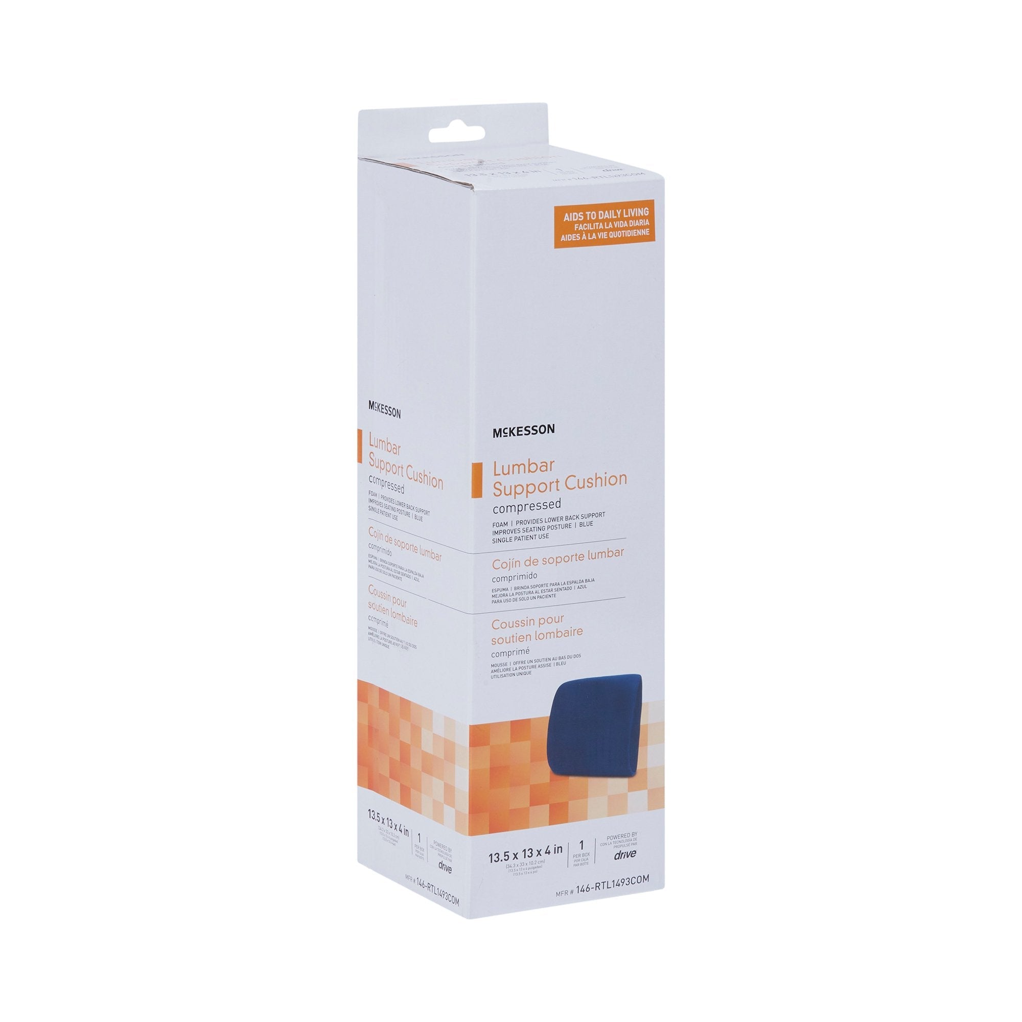 McKesson Compressed Lumbar Support Cushion (1 Unit)