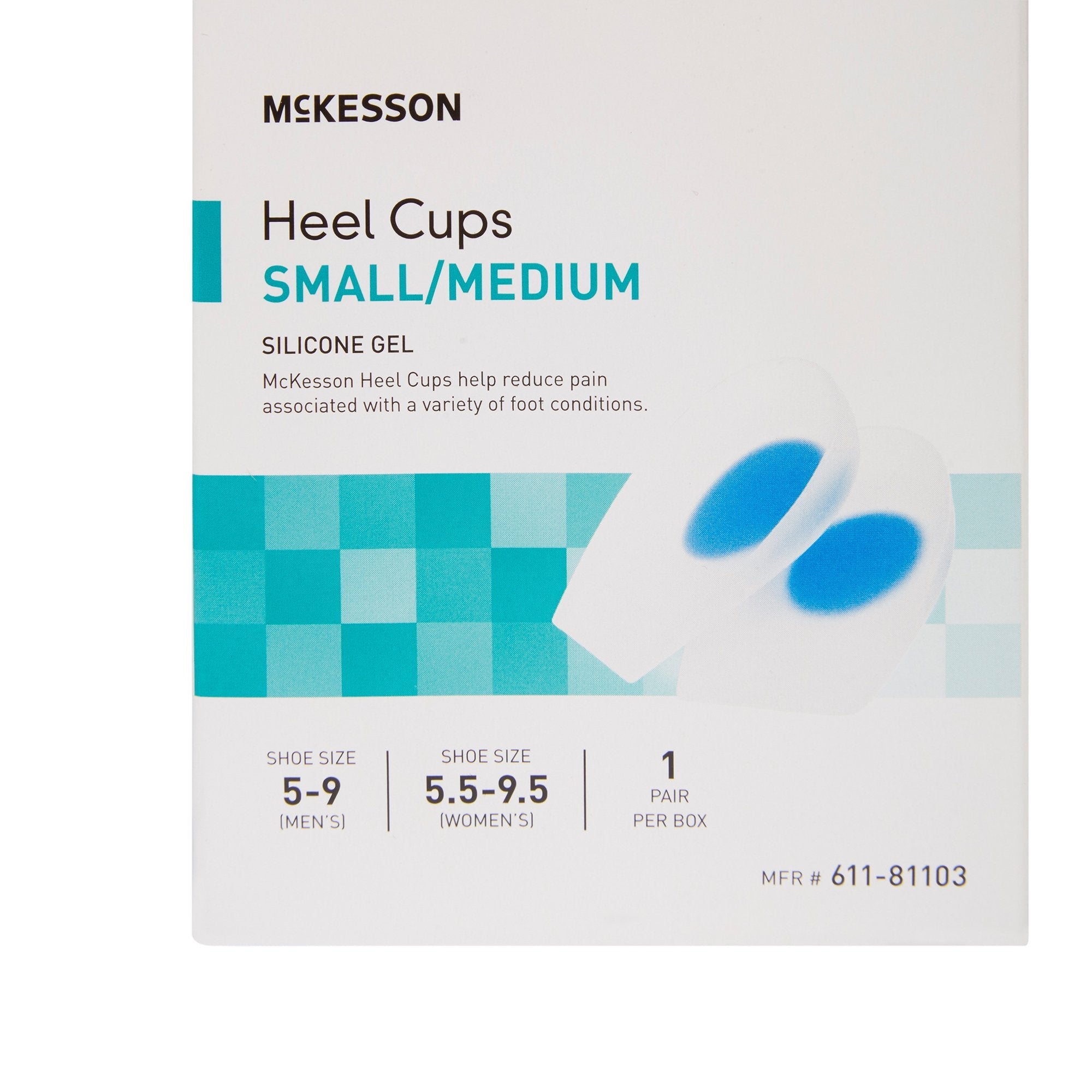 McKesson U-Shaped Heel Cup, Small / Medium (1 Unit)