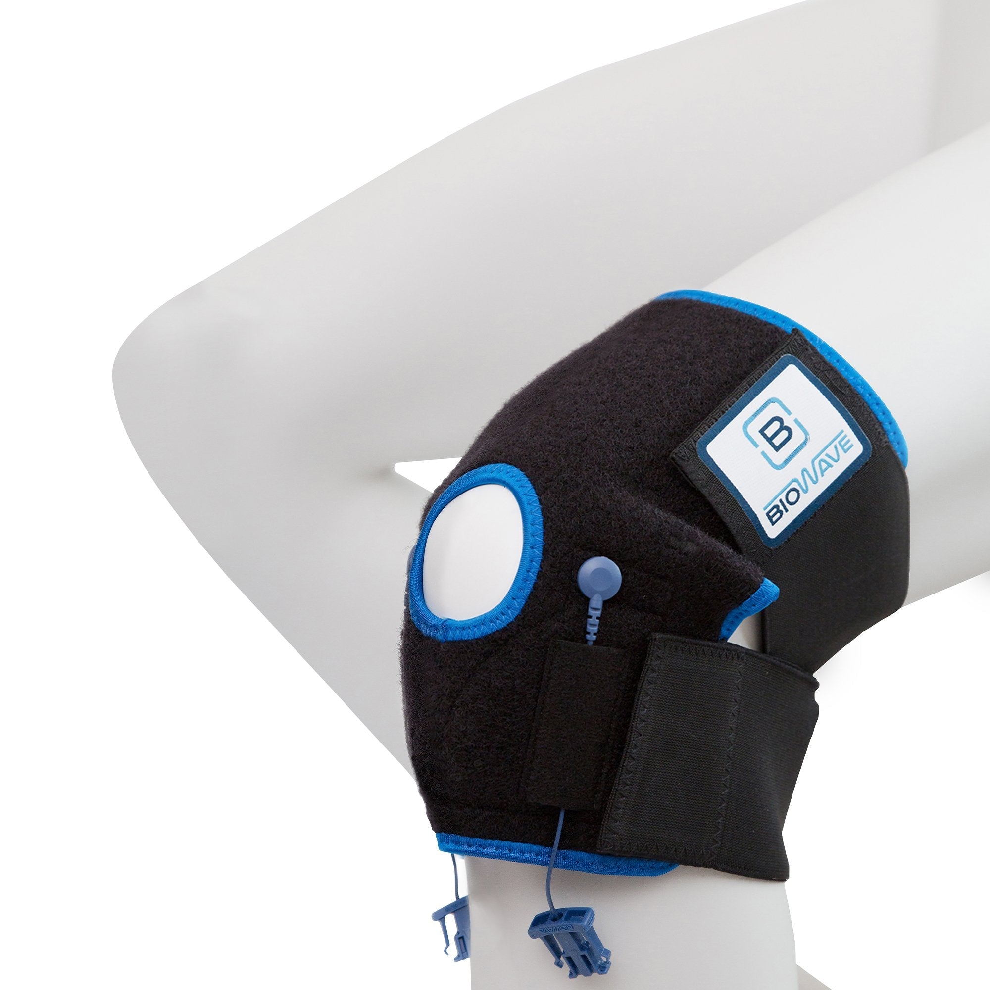 BioWave BioWrap Knee Electrode Compression Wrap for Pain Relief Device, S/M (1 Unit)