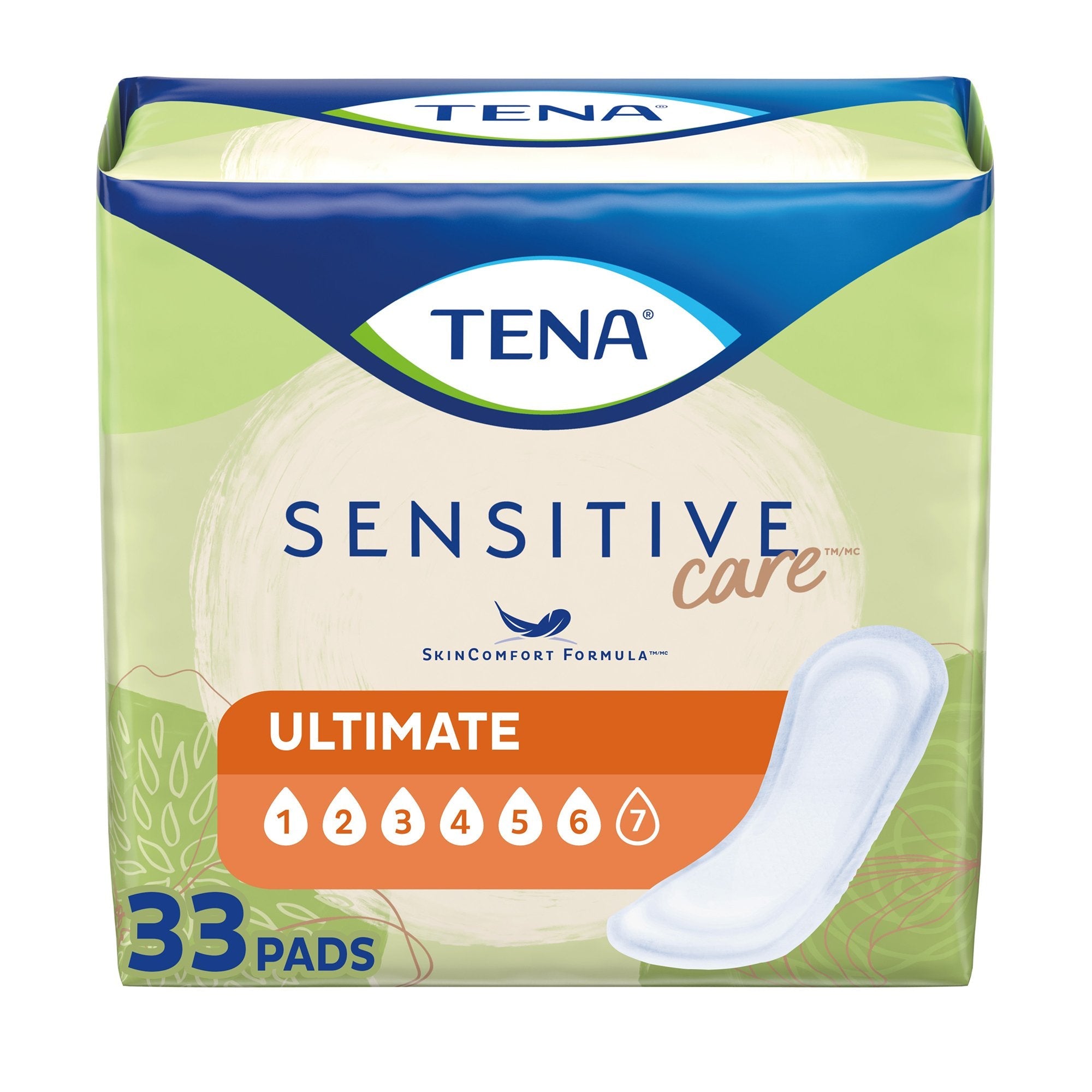 Tena Intimates Ultimate 16" Bladder Control Pads, Heavy Absorbency (33-Pack)