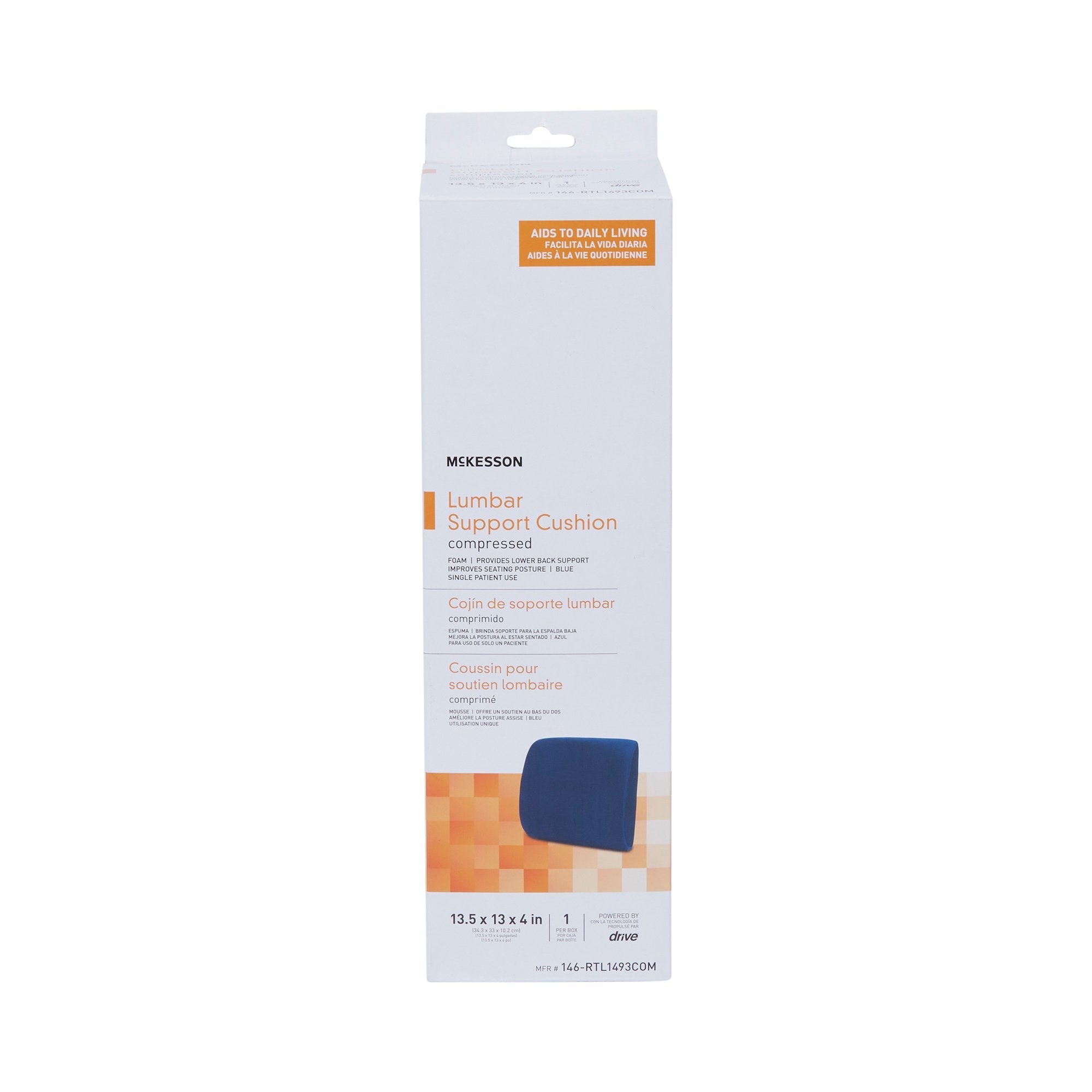 McKesson Compressed Lumbar Support Cushion (4 Units)