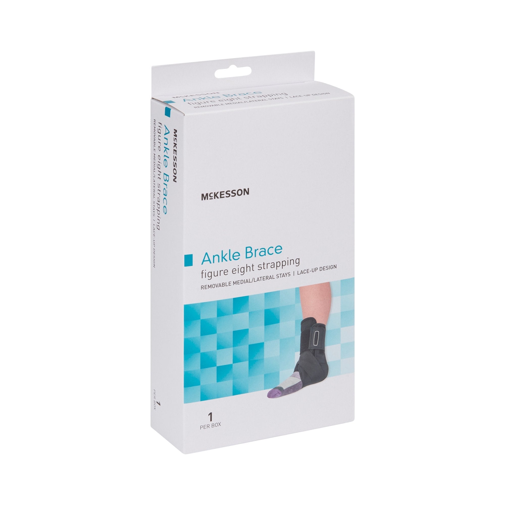 McKesson Low Profile / Open Heel / Open Toe Ankle Brace, Medium (1 Unit)