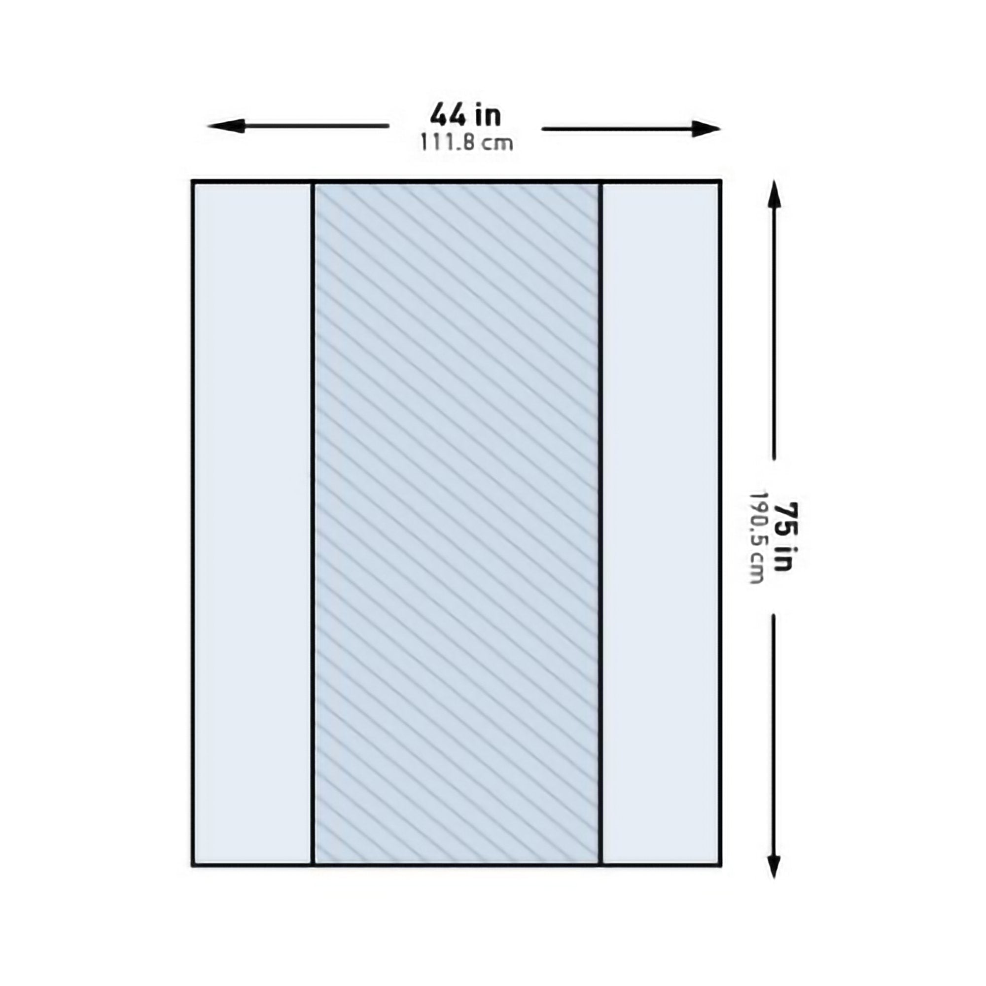 McKesson Table Drape, 44 x 75 Inch (1 Unit)