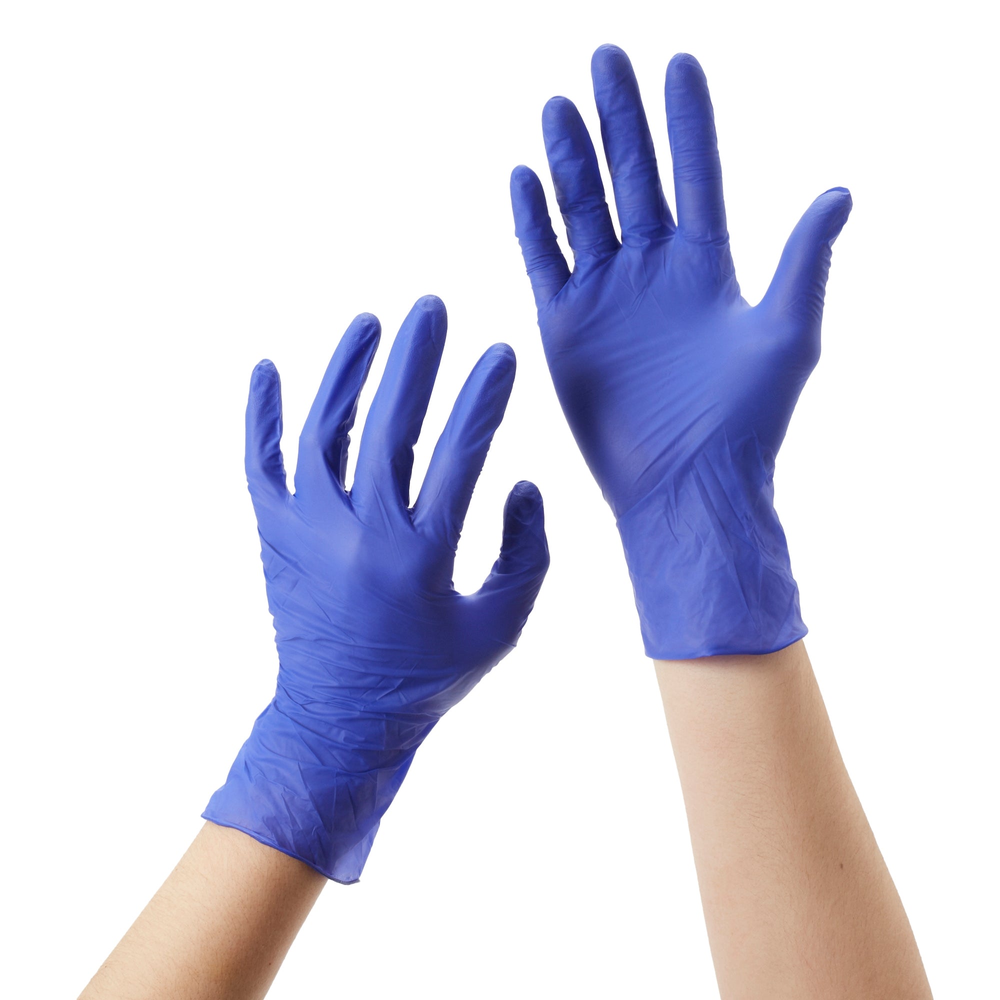 McKesson Confiderm® 3.0 Nitrile Gloves Small, Textured, Blue - 100 Pack