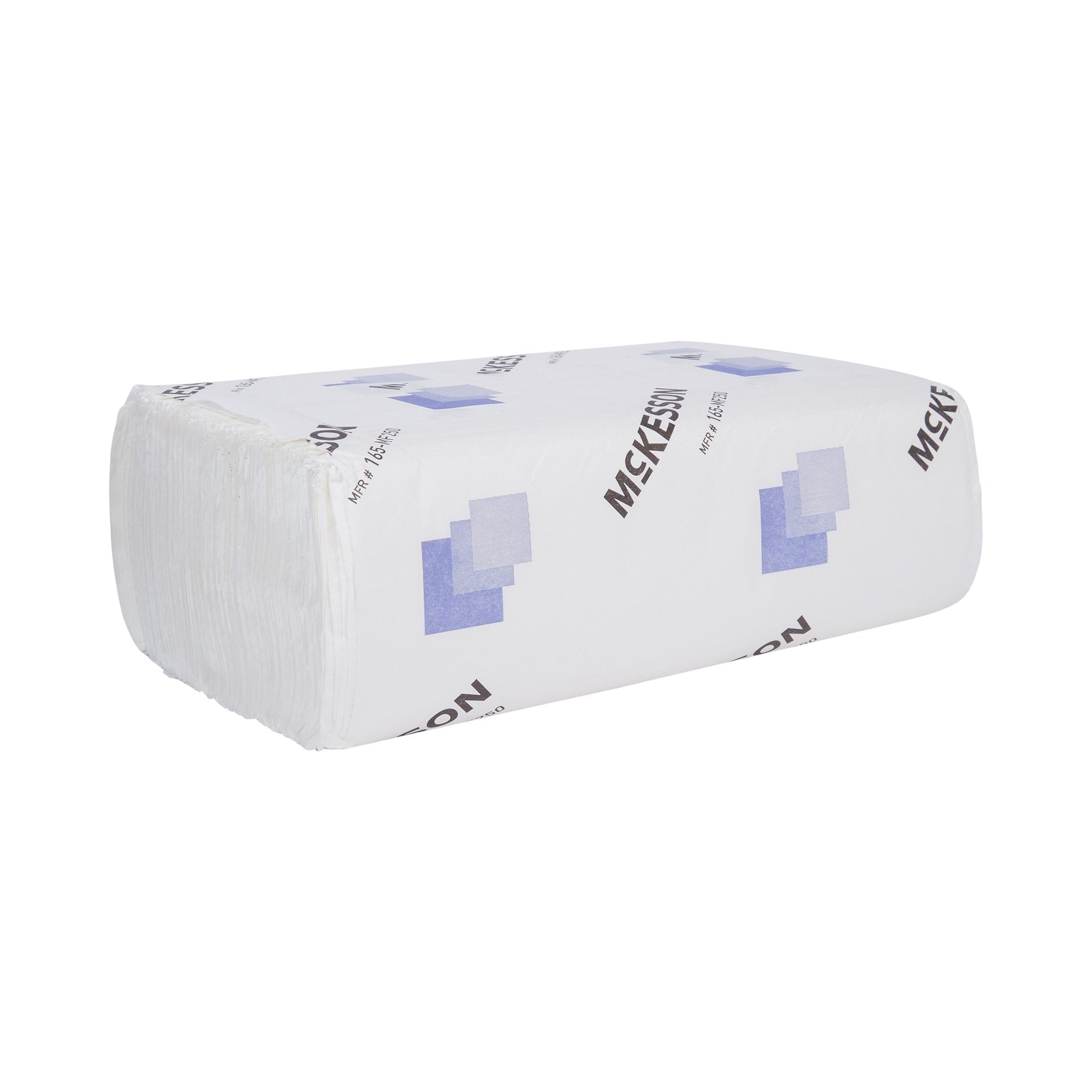 McKesson Multi-Fold Paper Towels - 1-Ply, White, 4000 Units, 9.06x9.45"