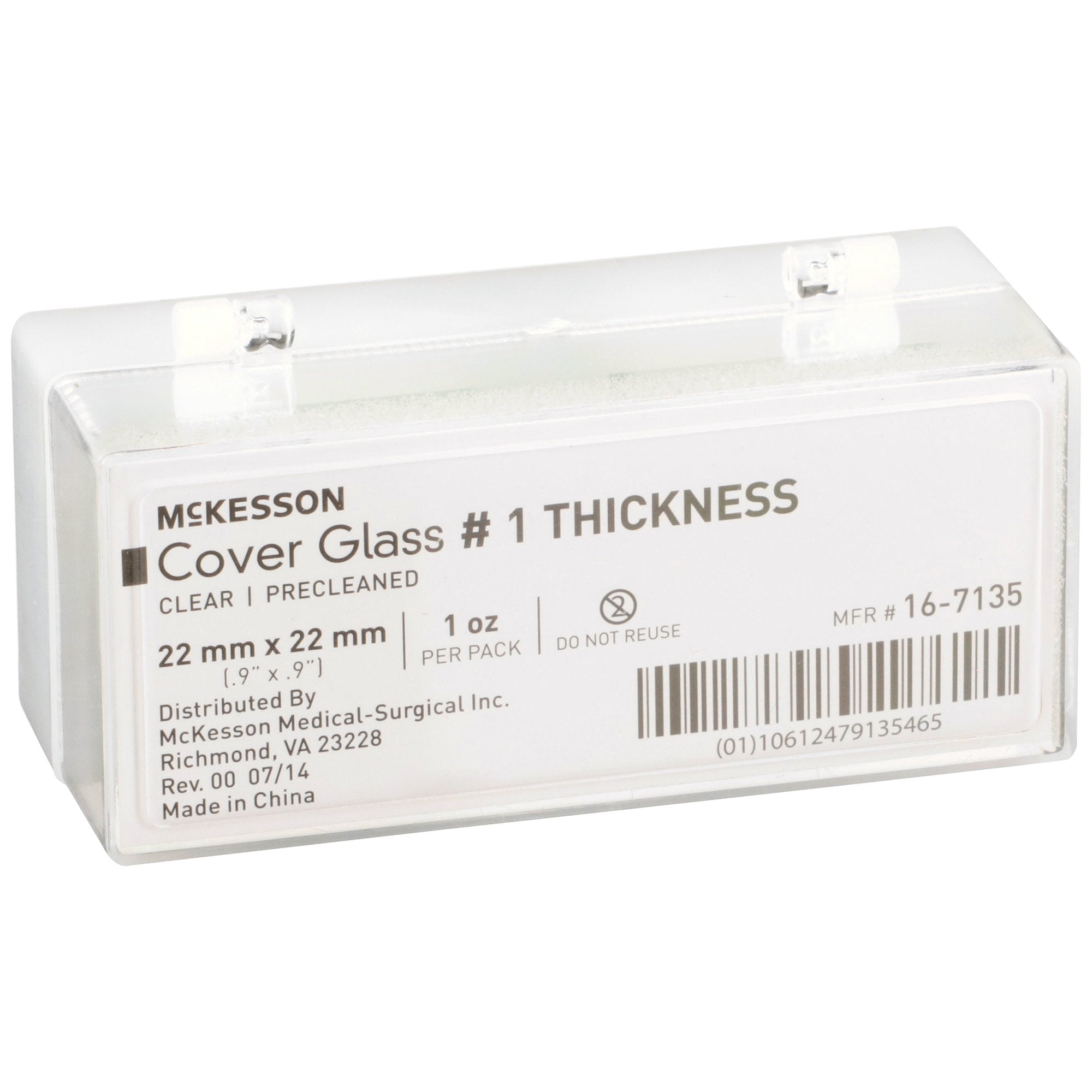 McKesson Cover Glass, 22 x 22 mm (10 Units)