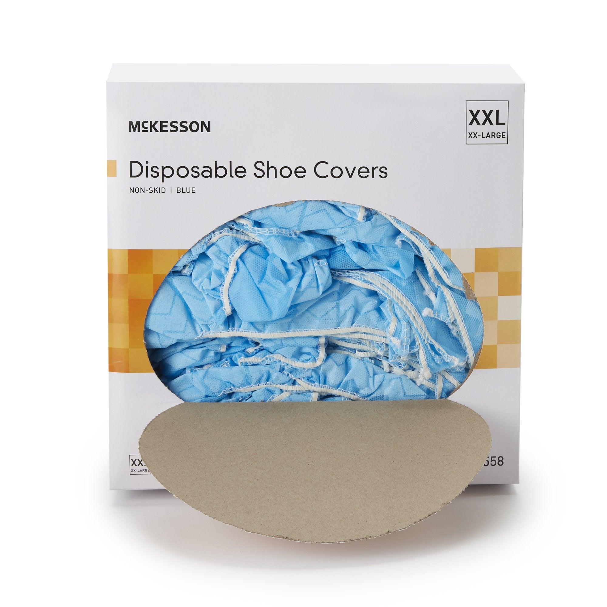 McKesson Shoe Covers, 2X-Large, Nonskid Sole, Blue (1 Unit)