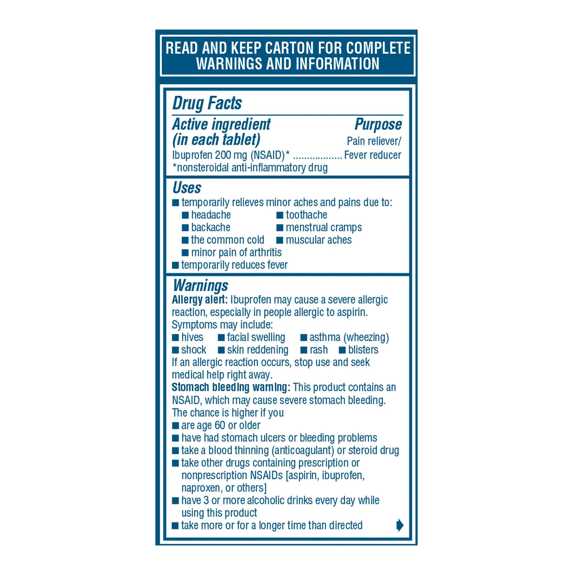 Advil® Ibuprofen Pain Relief (1 Unit)