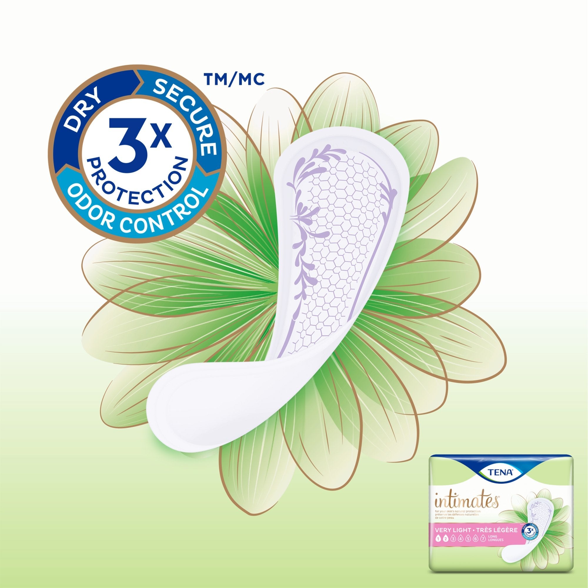 TENA® Intimates™ Very Light Bladder Control Pad (50 Units)