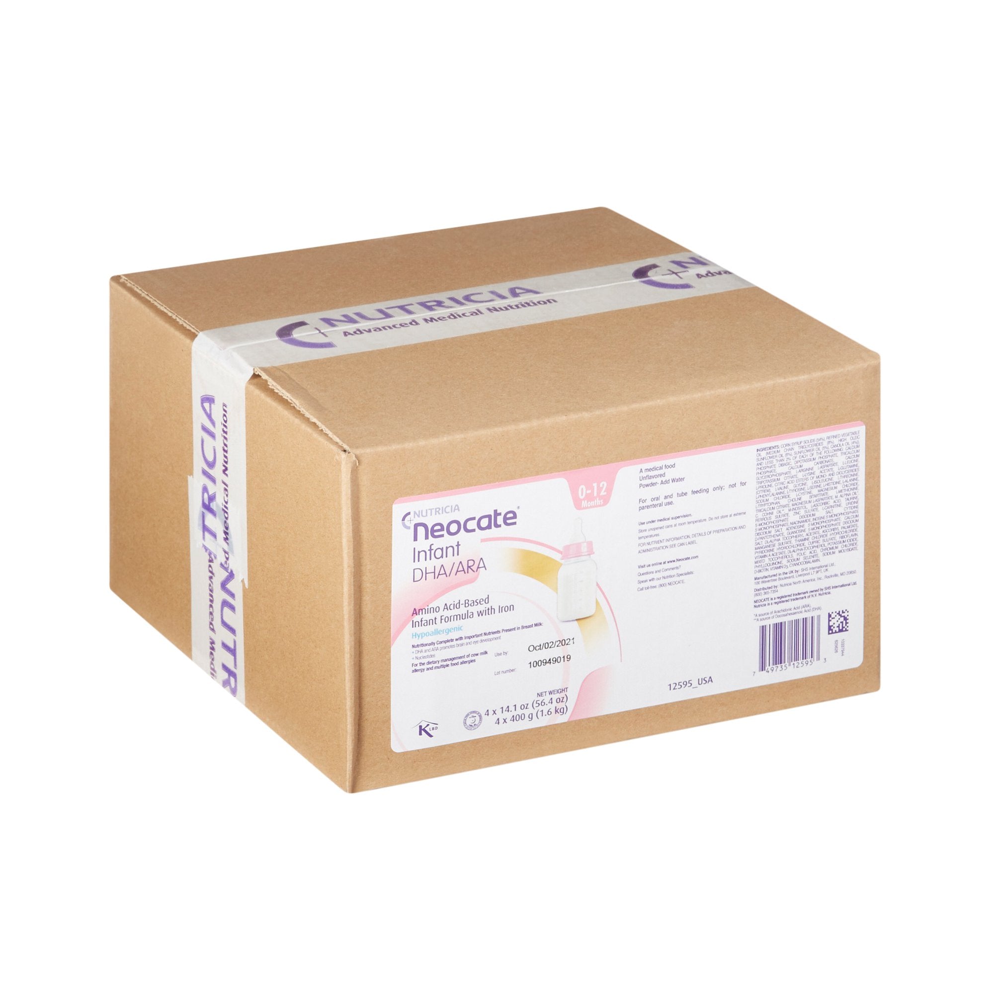 Neocate® DHA & ARA Infant Formula, 14.1-ounce can (1 Unit)