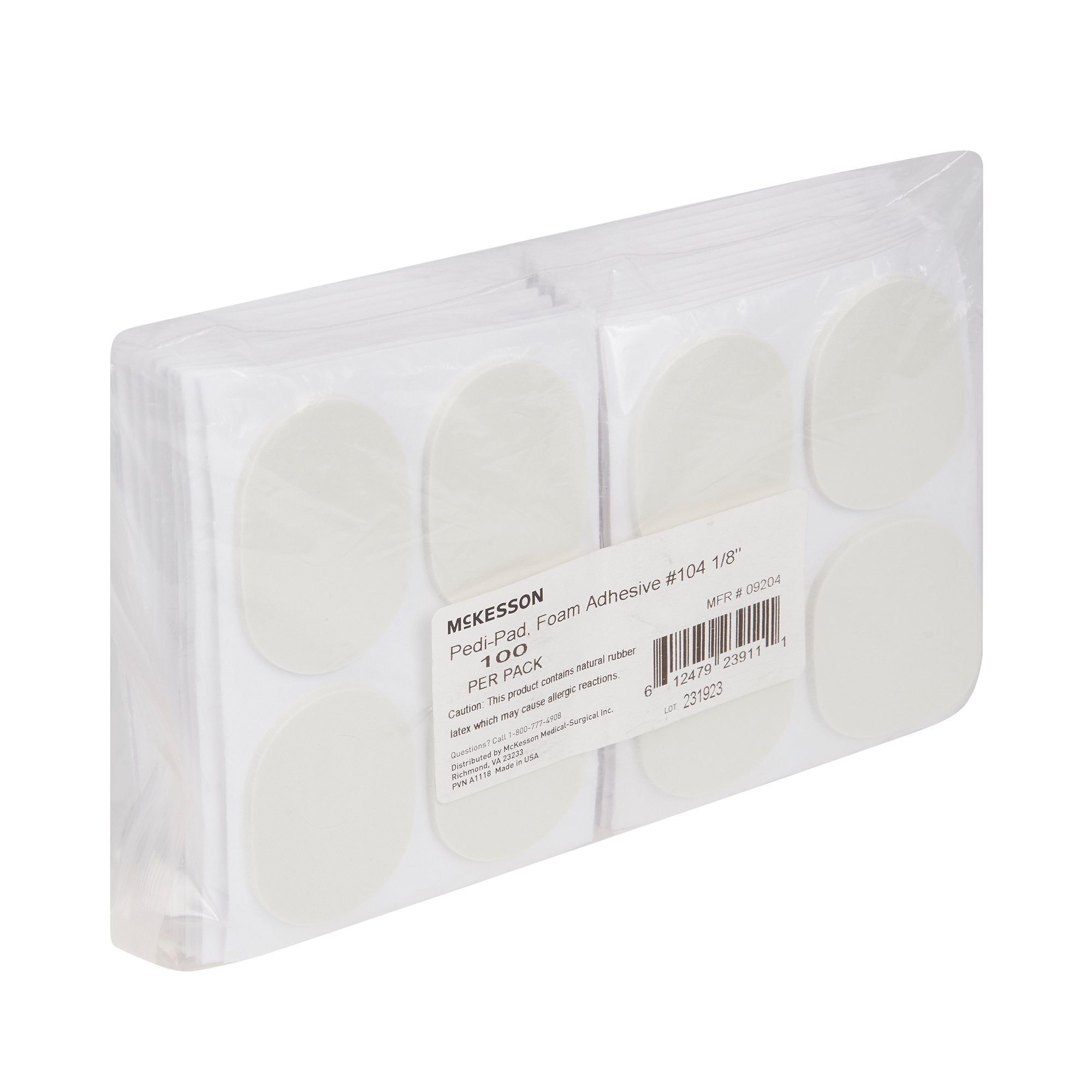 McKesson Pedi-Pad Foot Pad, Size 104 (100 Units)