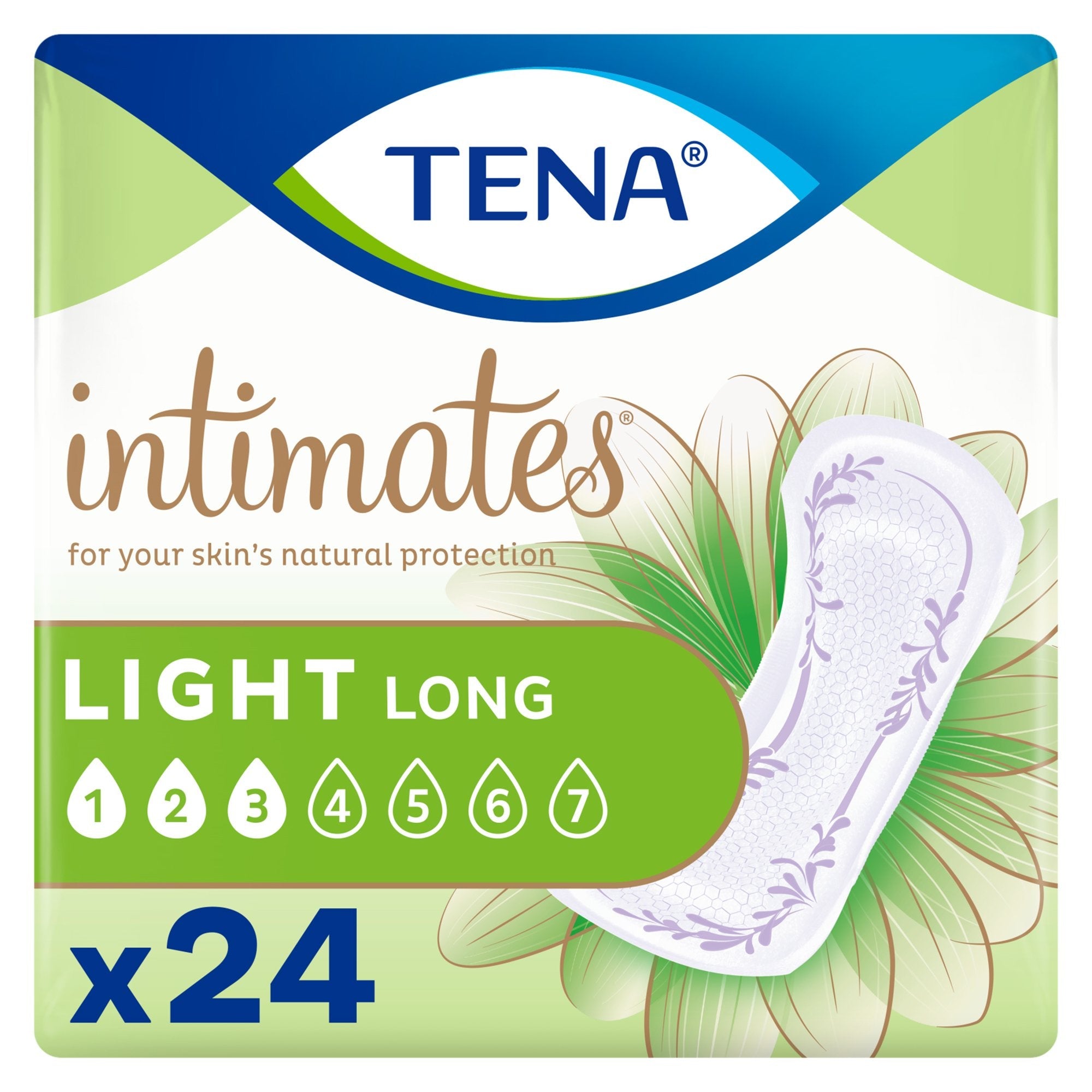 Tena® Intimates™ Ultra Thin Light Long Bladder Control Pad, 10-Inch Length (24 Units)