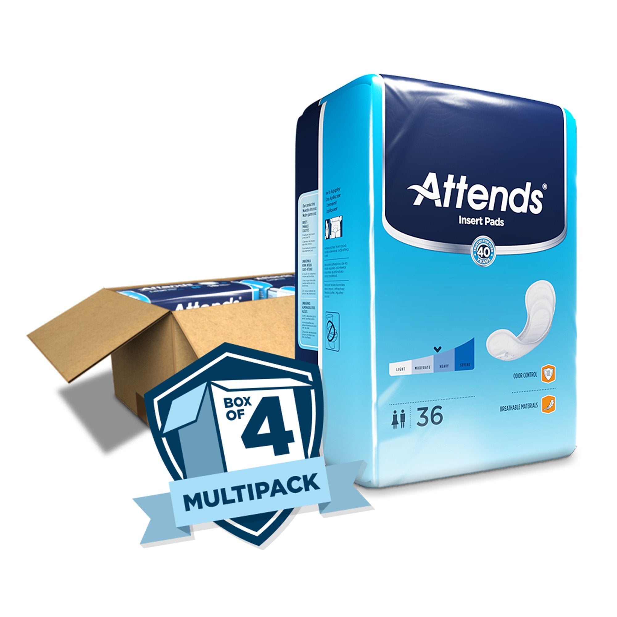 Attends® Insert Pad Incontinence Liner (36 Units)