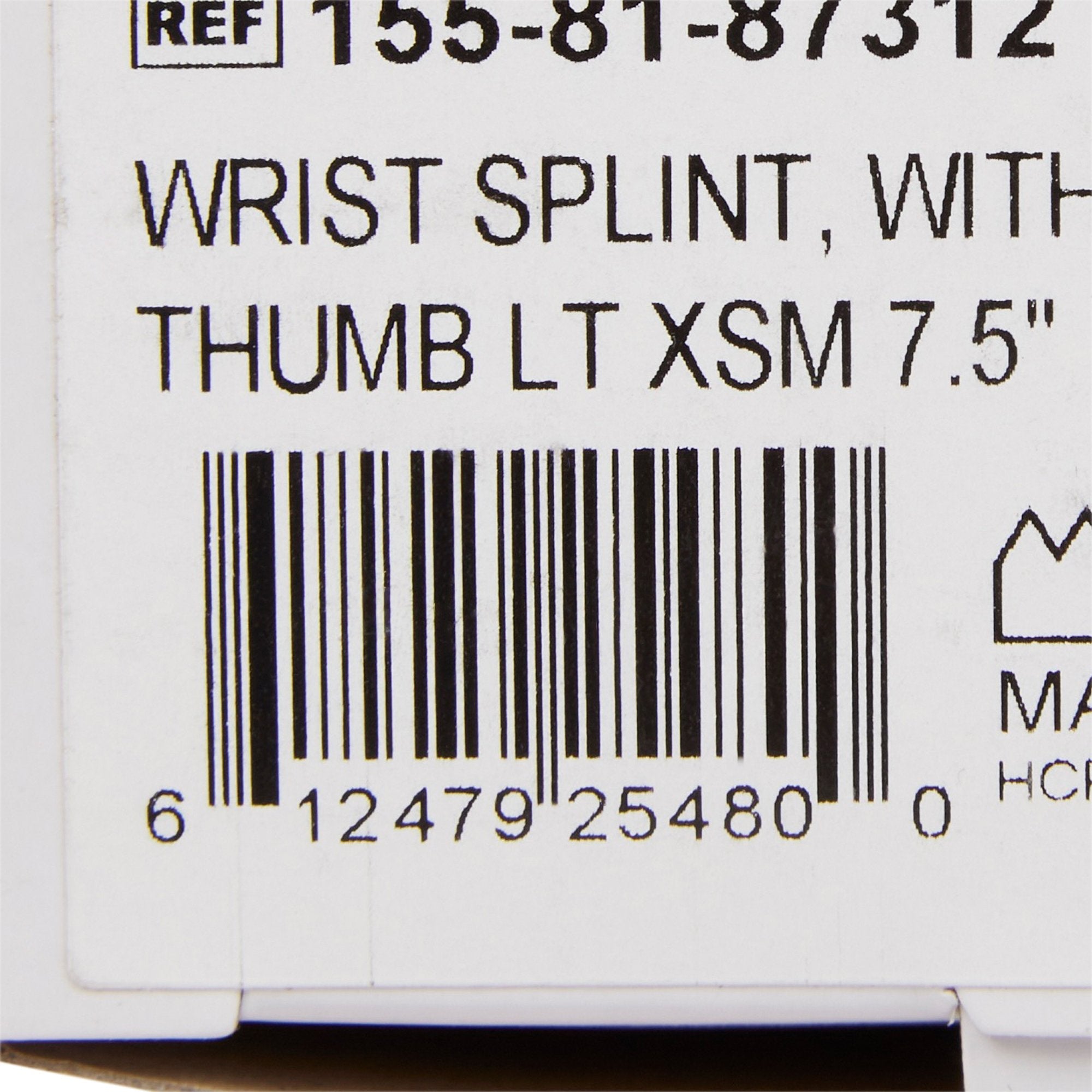 McKesson Left Wrist Splint with Abducted Thumb, Extra Small (1 Unit)