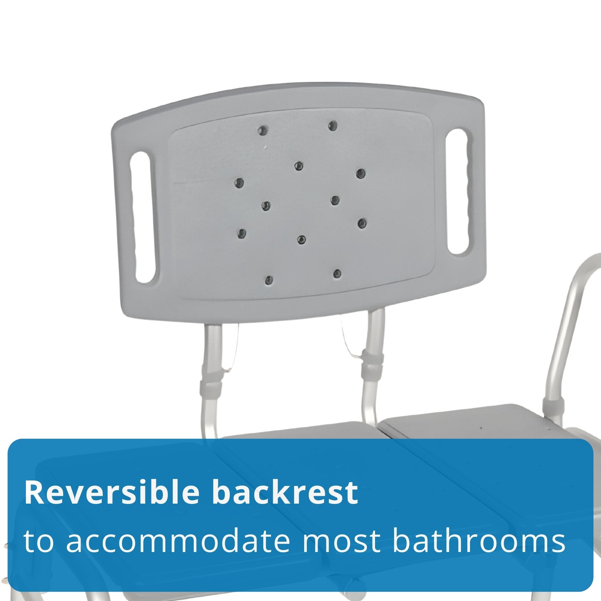 McKesson Knocked Down Bariatric Bath Transfer Bench, 18-1/4 to 23-1/4 Inch (1 Unit)