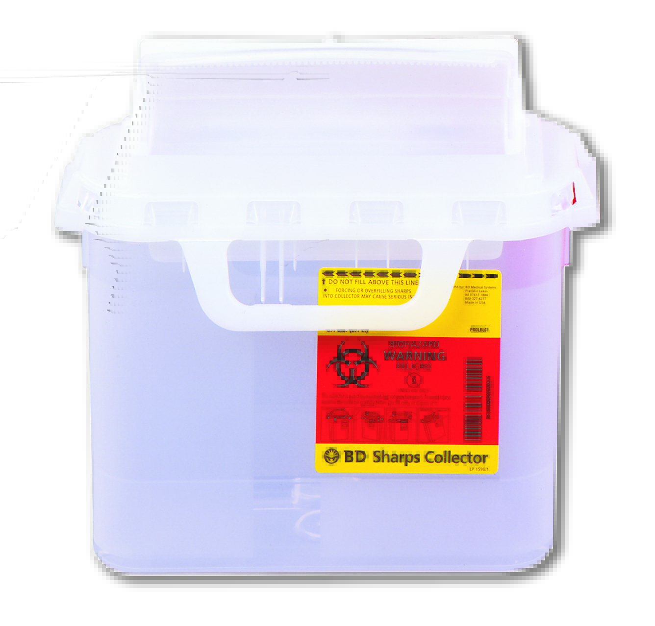 BD™ Sharps Container, 5.4 Quart, 11-7/10 x 16-3/5 x 4-1/2 Inch (1 Unit)