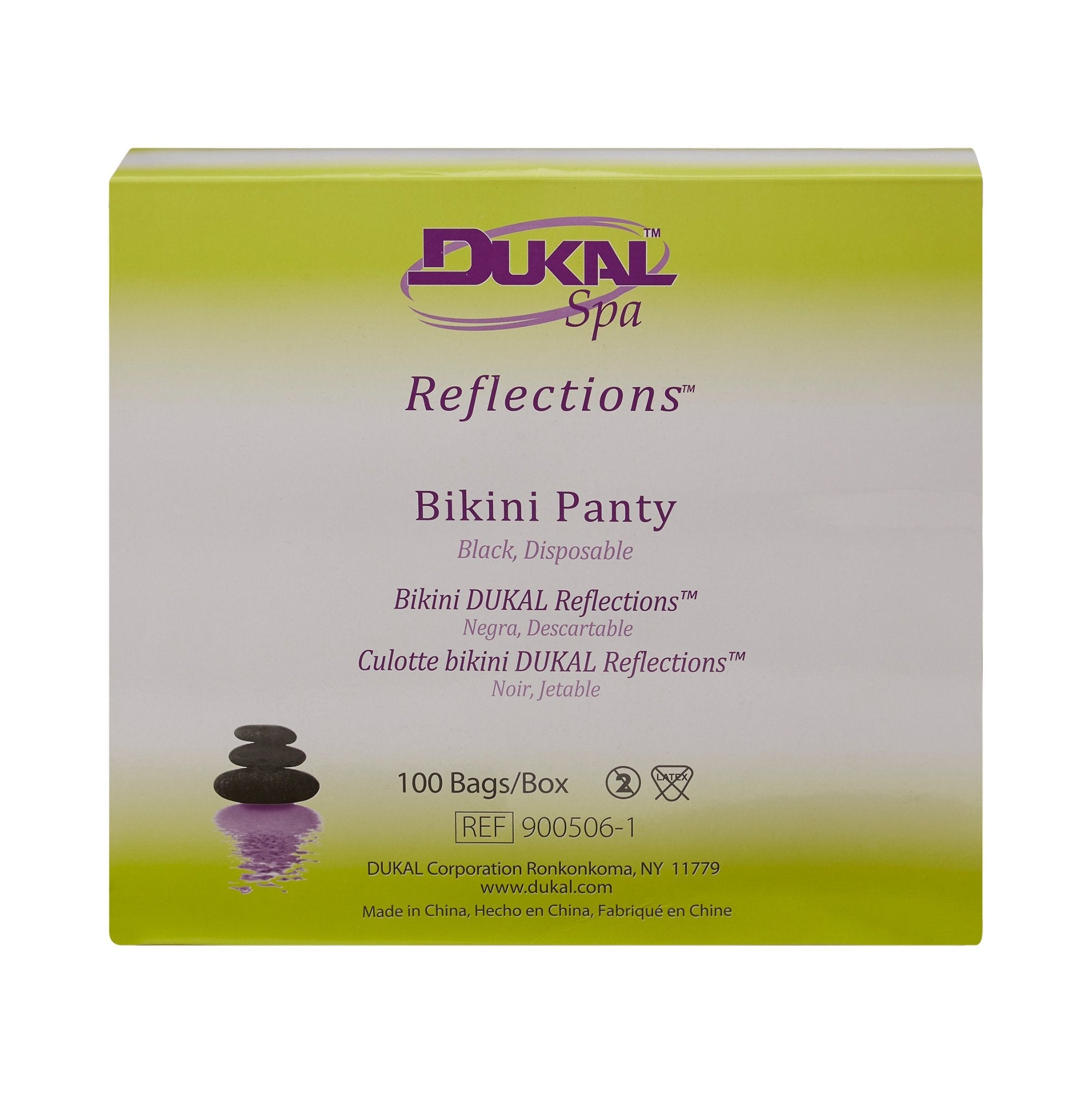 Reflections™ Disposable Bikini Panty, Black (1000 Units)