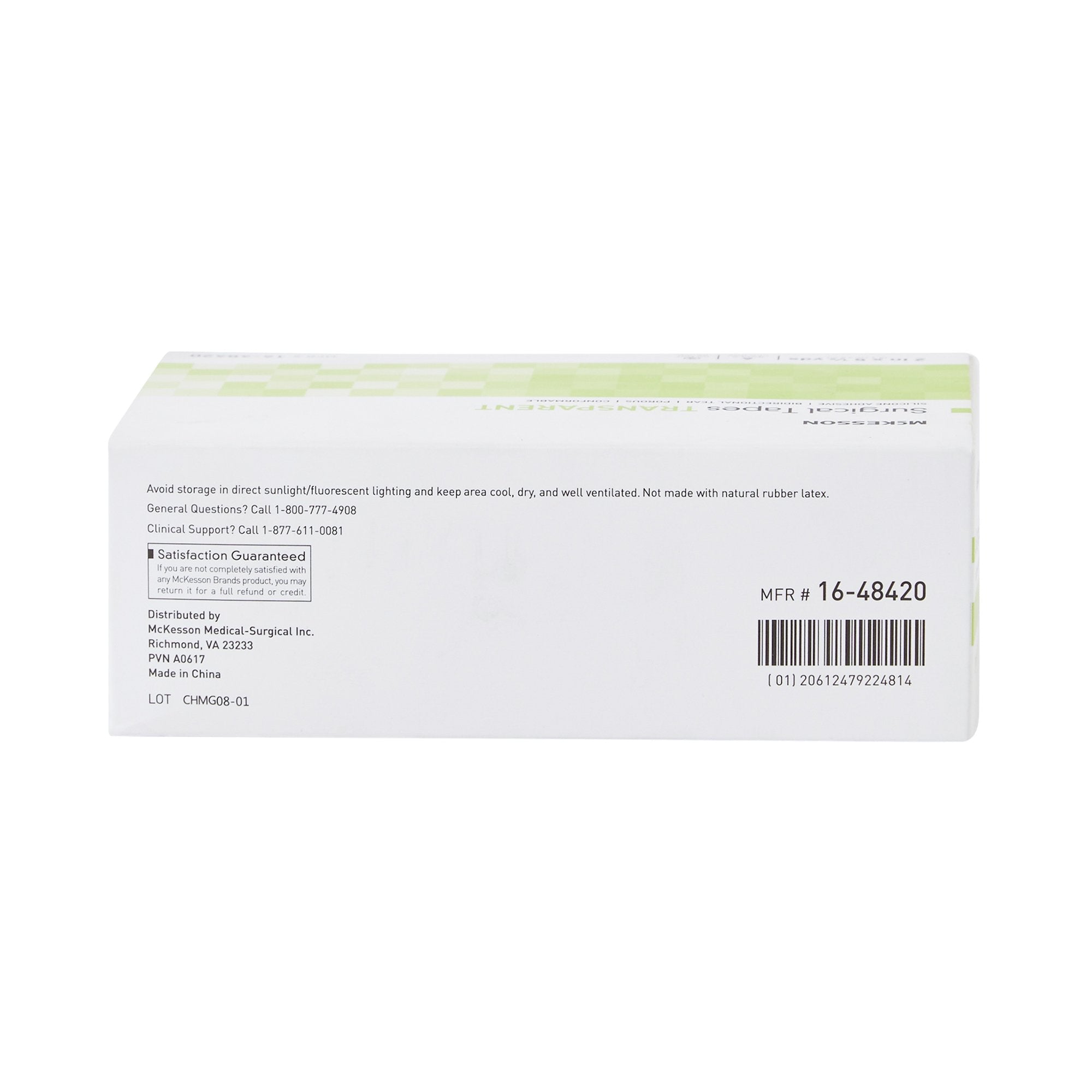 McKesson Silicone Medical Tape, 2 Inch x 5-1/2 Yard, Transparent (6 Units)