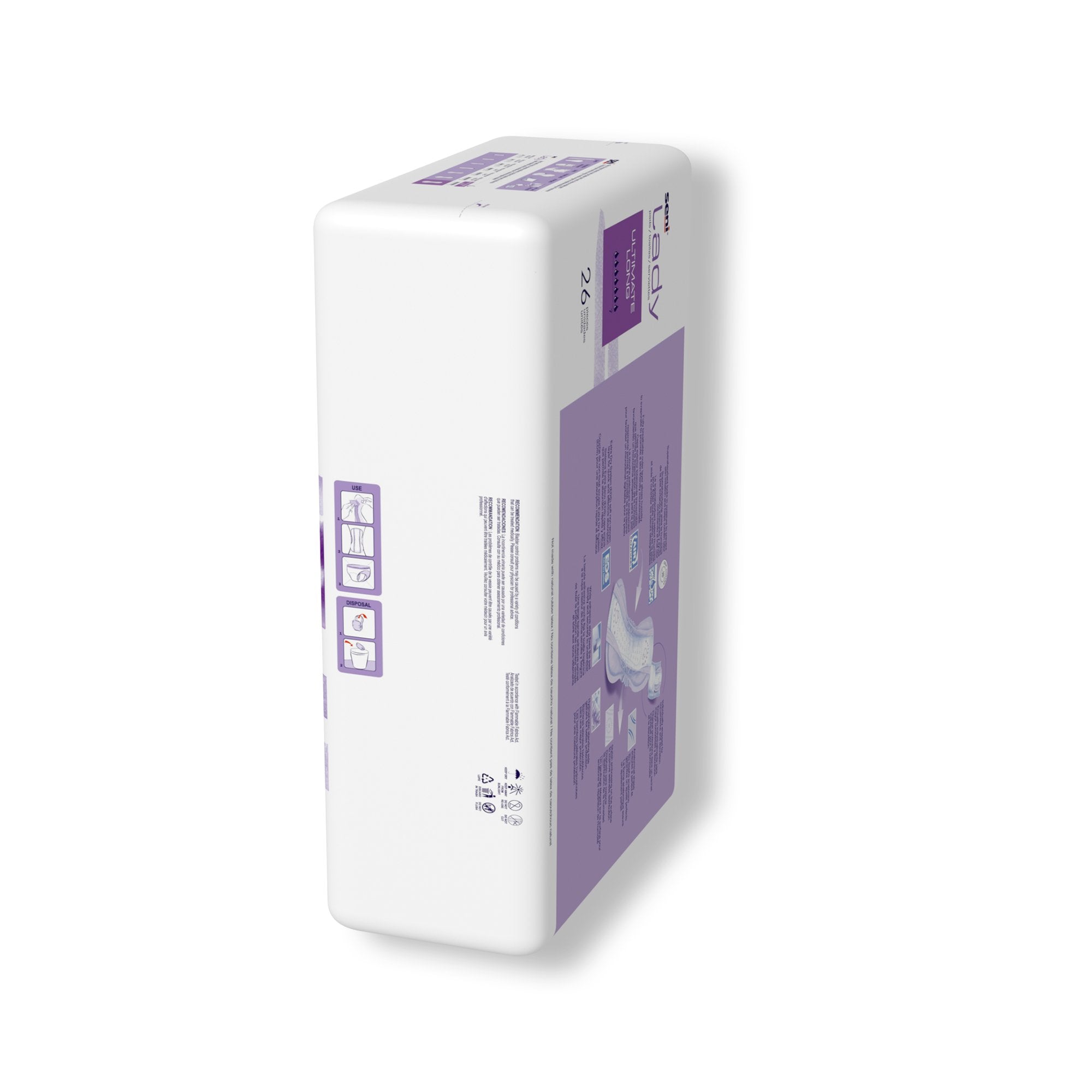 Seni® Lady Ultimate Pads, Long (26 Units)