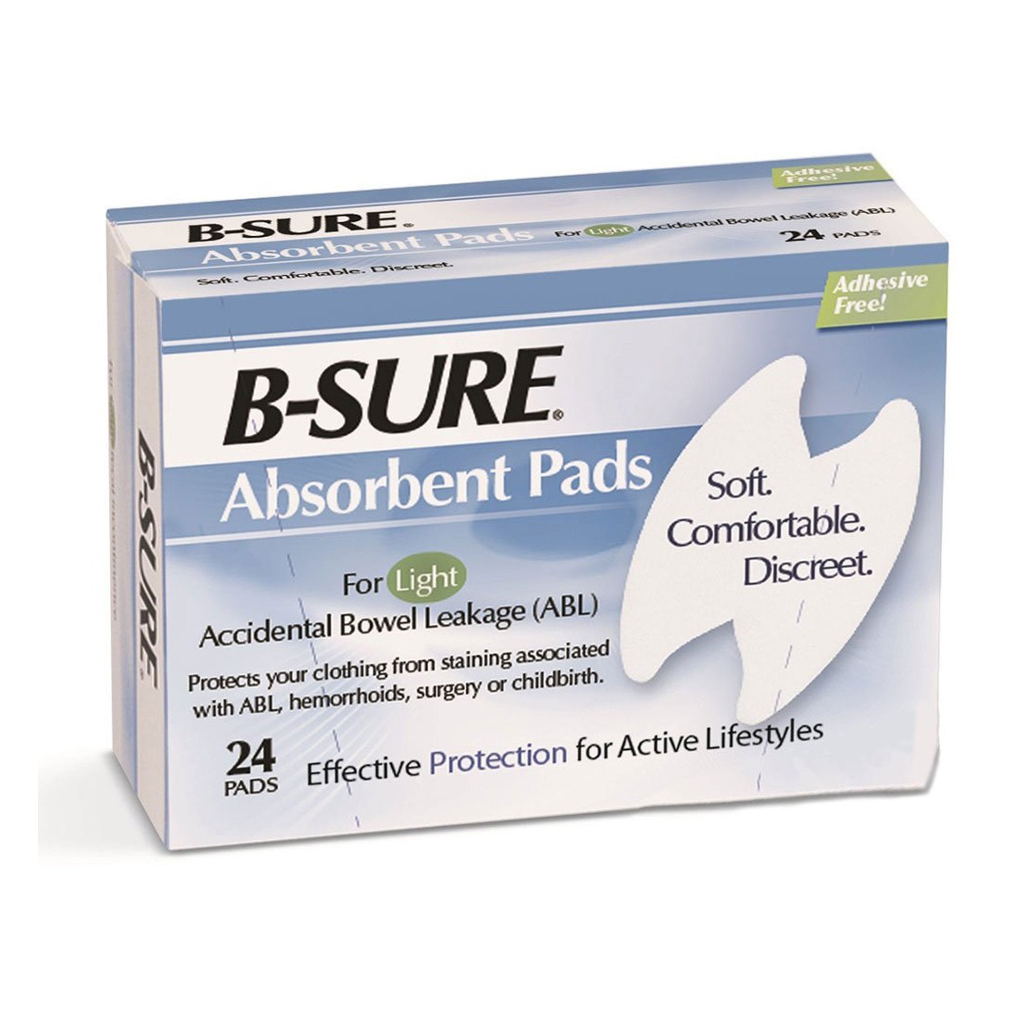 B-Sure® Light Incontinence Liner, One Size Fits Most (24 Units)