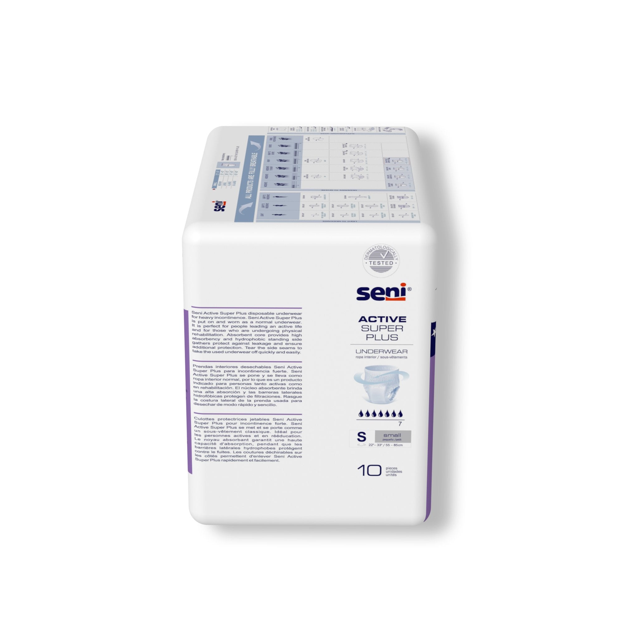 Seni® Active Super Plus Heavy Absorbent Underwear, Small (10 Units)