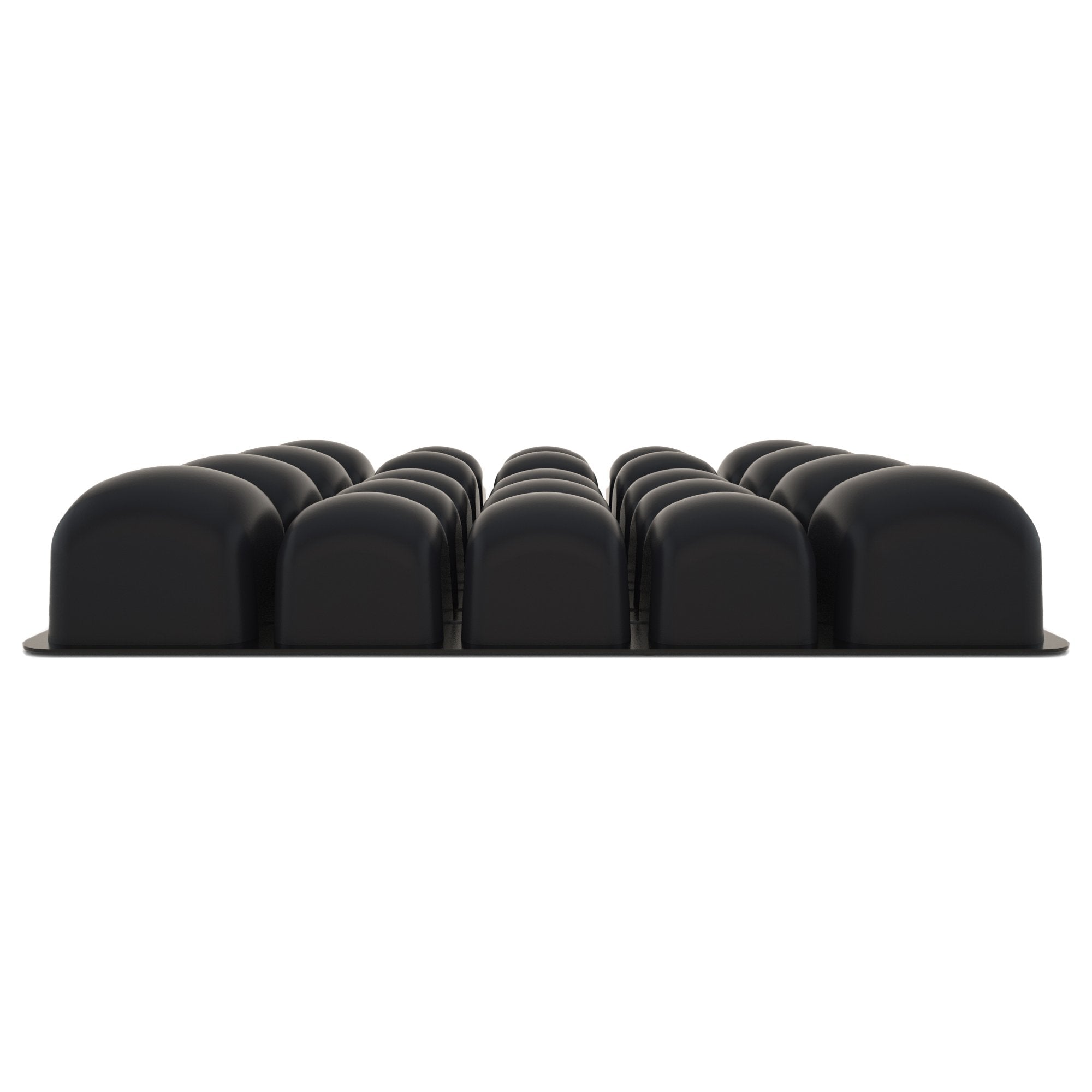 ROHO® Mosaic® Seat Cushion, 18 in. W x 16 in. D x 3 in. H, Air Cells, Black, Inflatable (1 Unit)