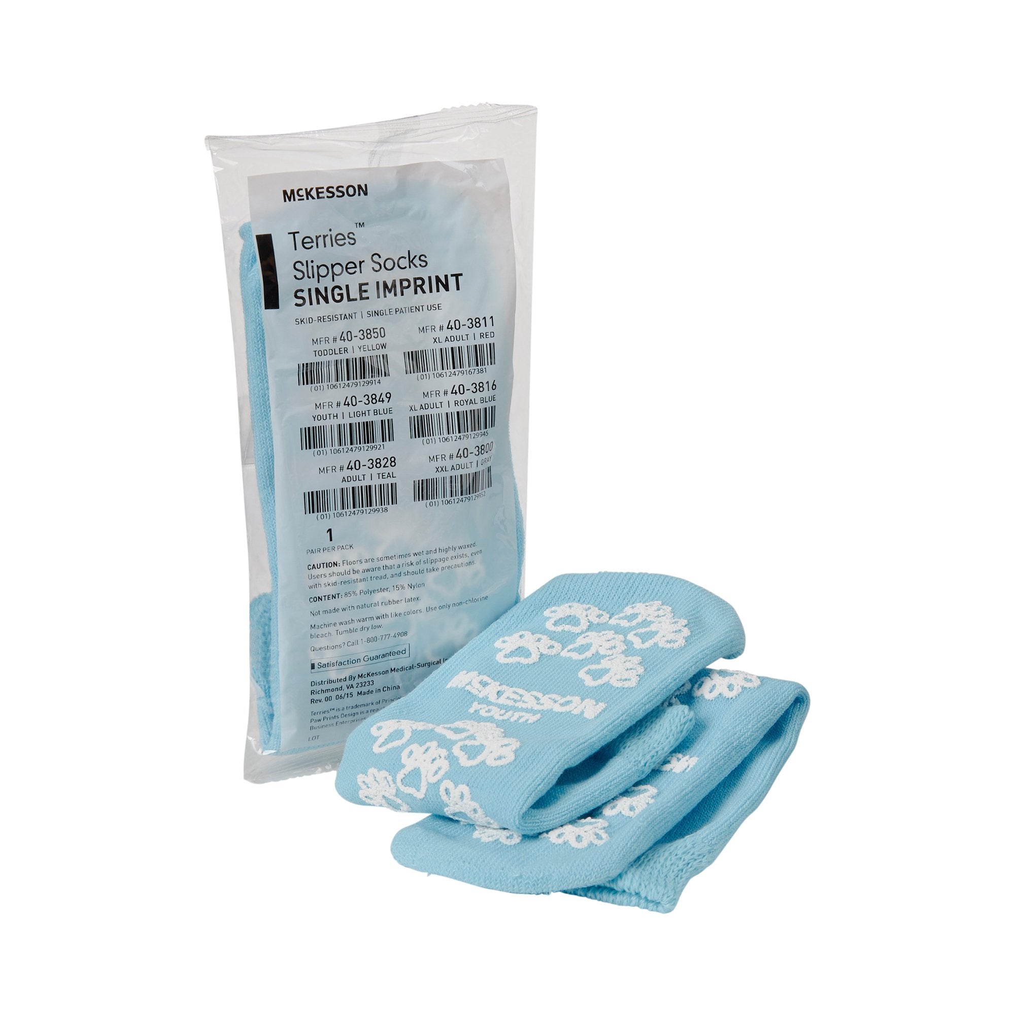 McKesson Terries™ Slipper Socks (48 Units)