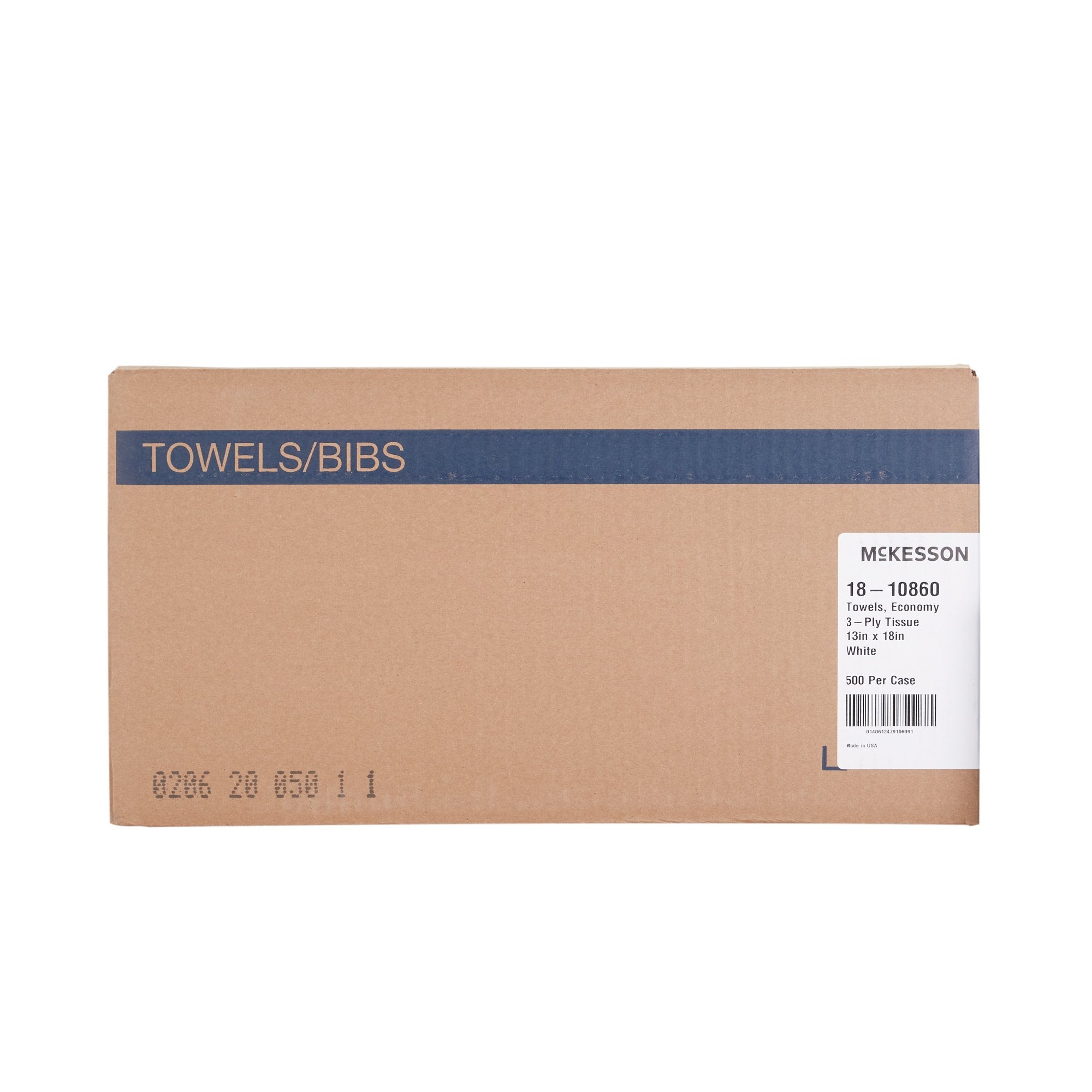 McKesson Nonsterile White Procedure Towels, 13 x 18 Inch (500 Units)